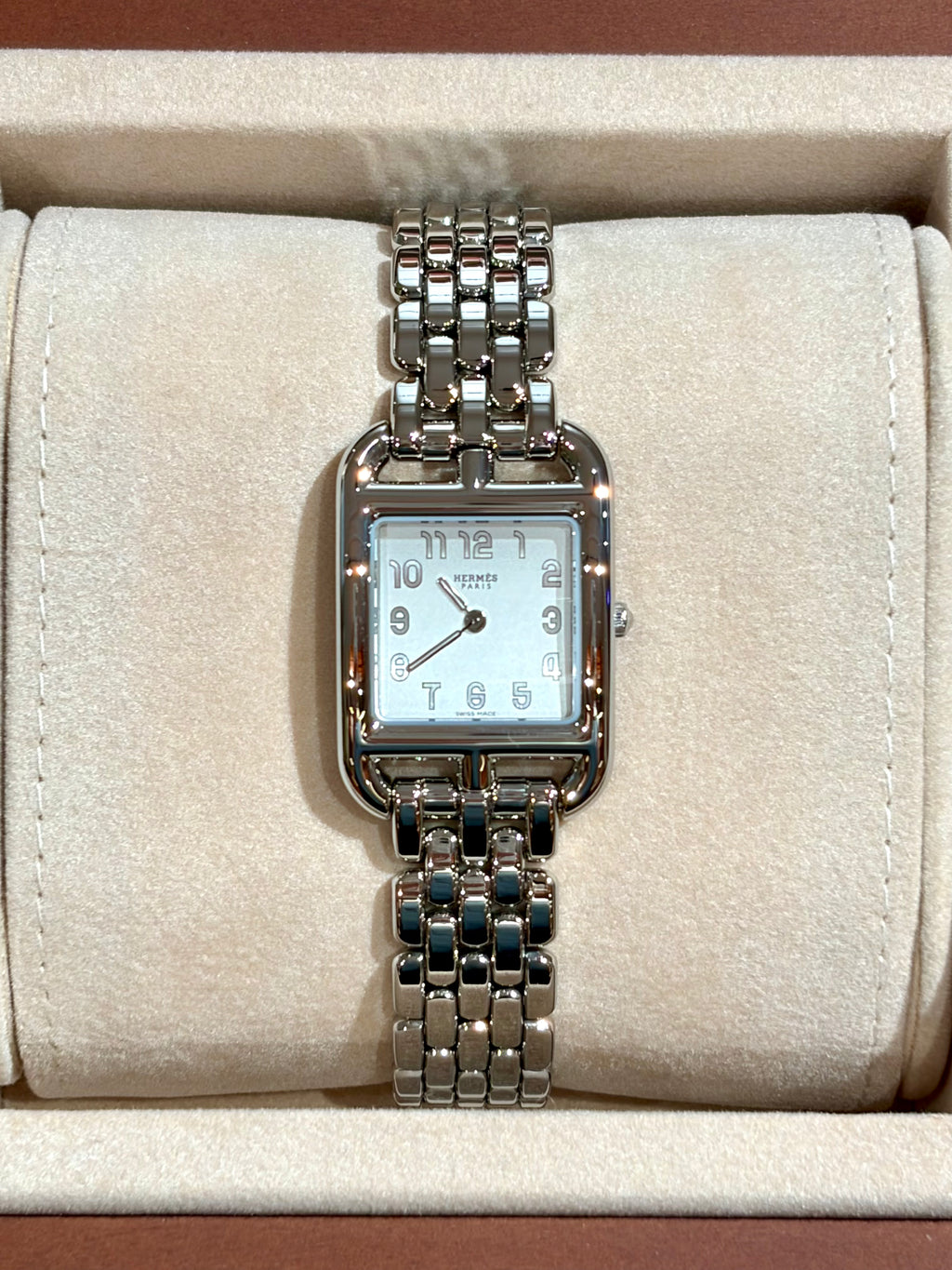 [New] Hermès Cape Cod Steel Watch ,Small Model,  31mm