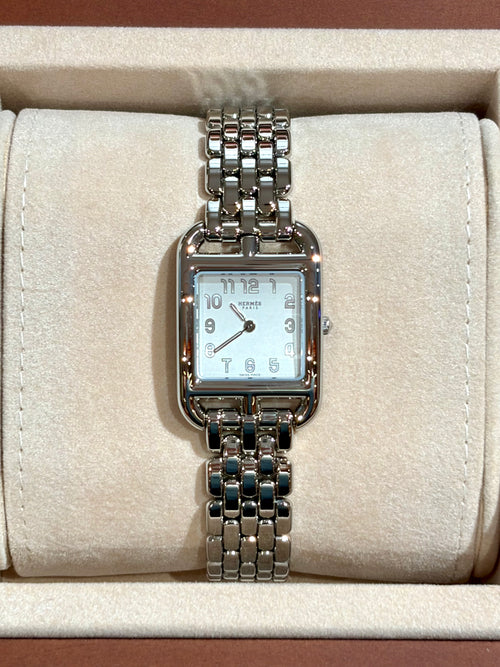 [New] Hermès Cape Cod Steel Watch ,Small Model,  31mm
