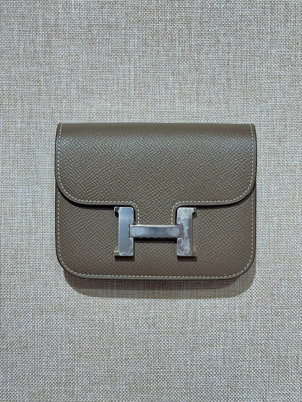 [Preloved] Hermès Constance Slim Etoupe Epsom CK