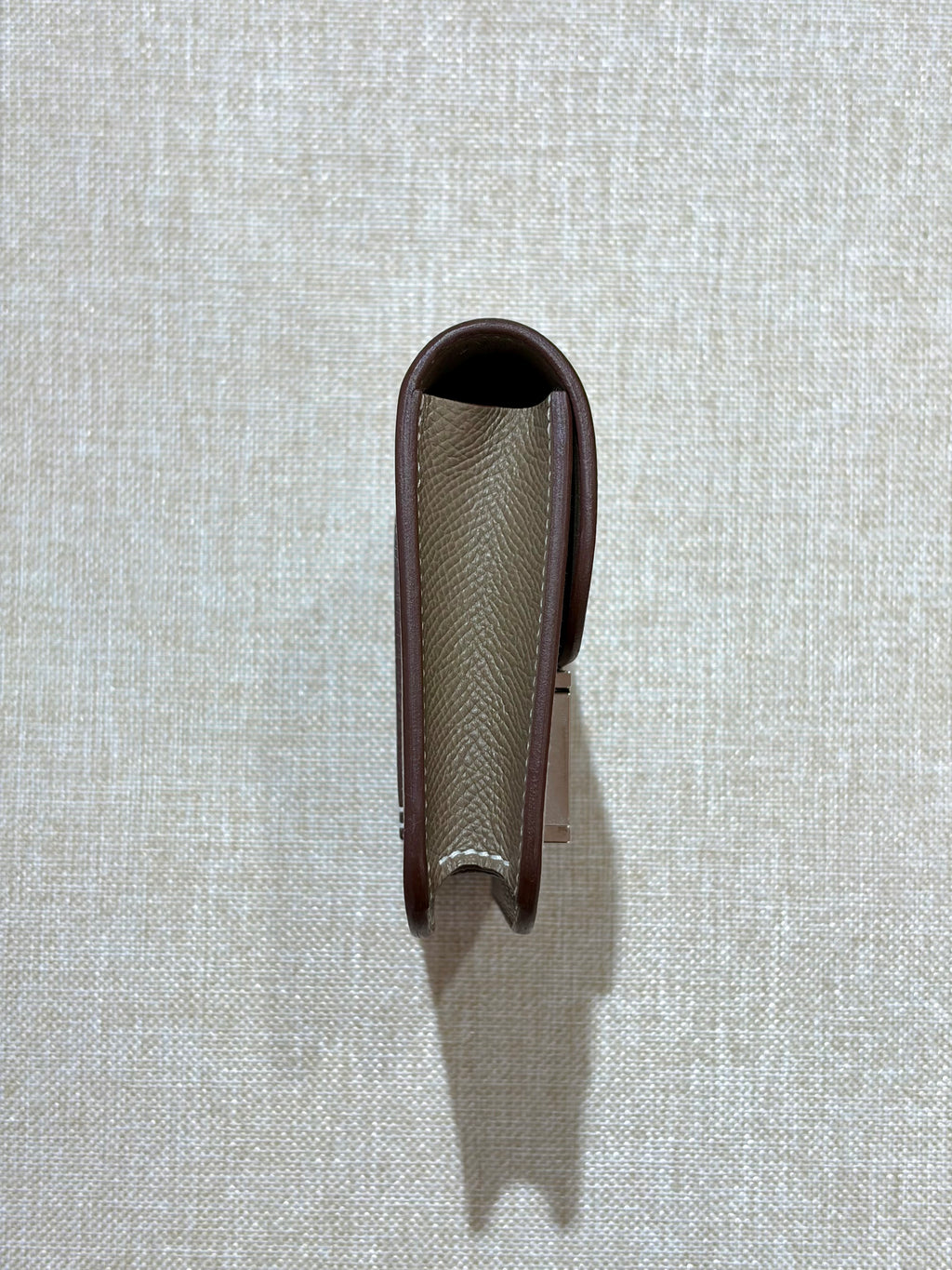 [Preloved] Hermès Constance Slim Etoupe Epsom CK