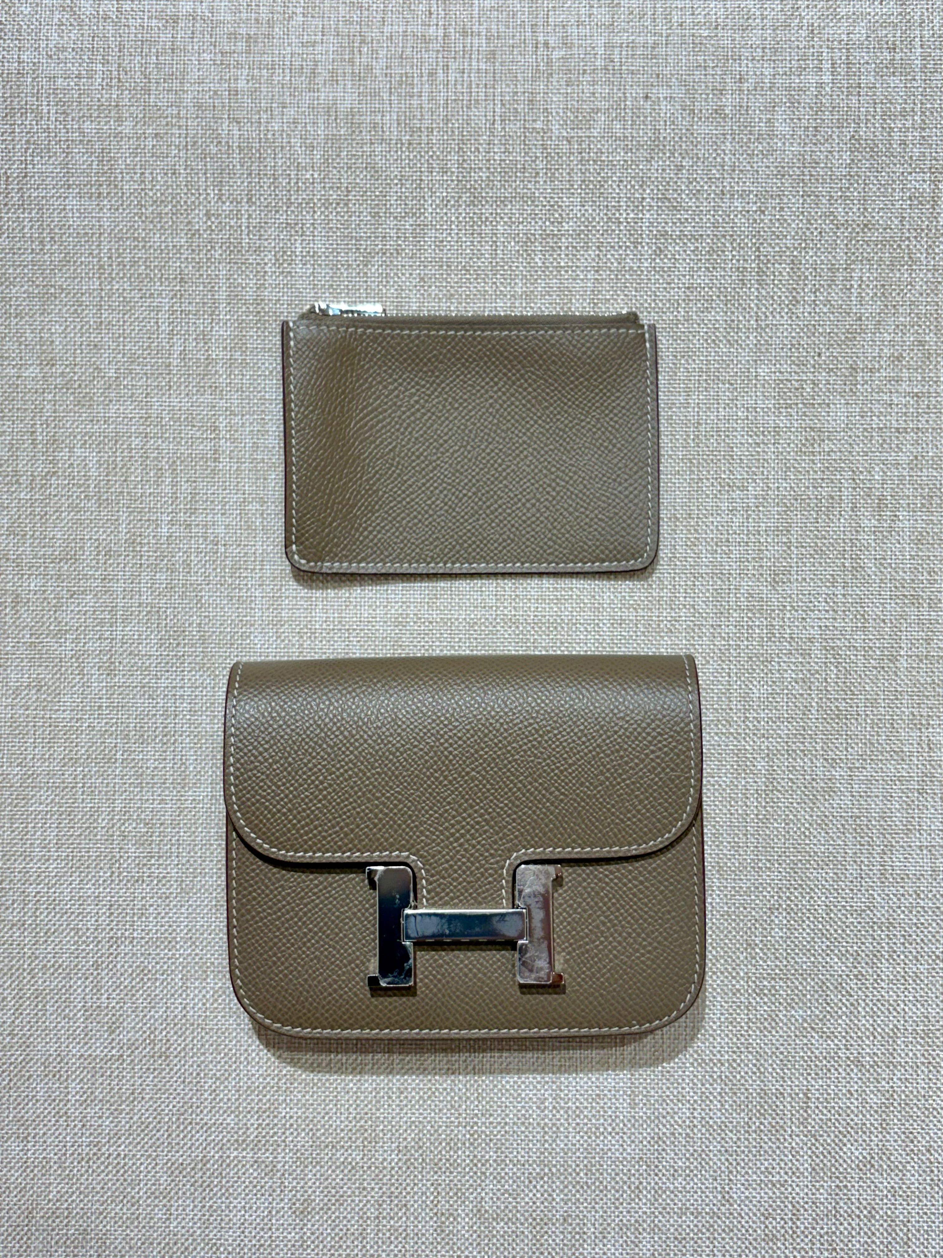 [Preloved] Hermès Constance Slim Etoupe Epsom CK