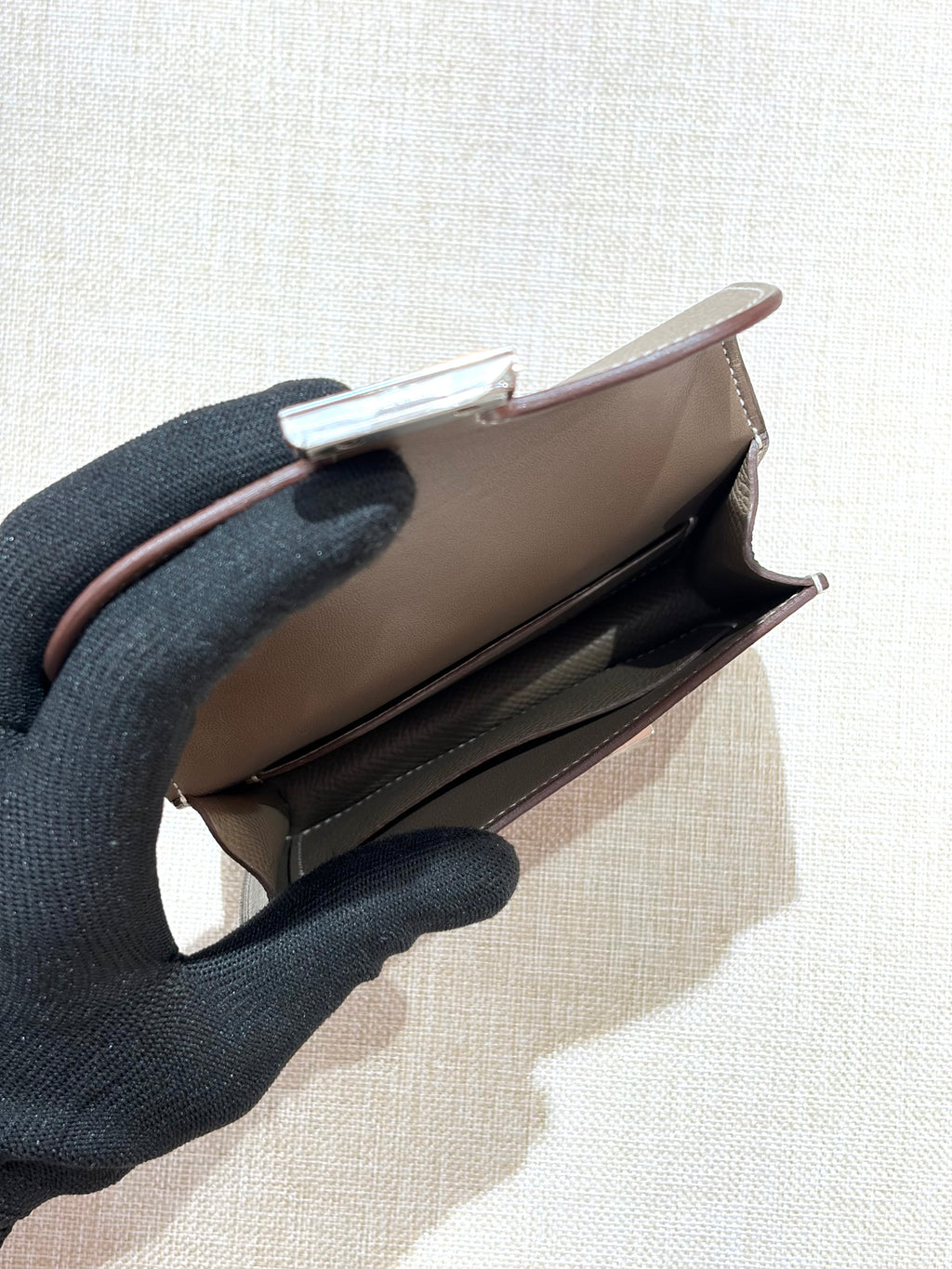 [Preloved] Hermès Constance Slim Etoupe Epsom CK
