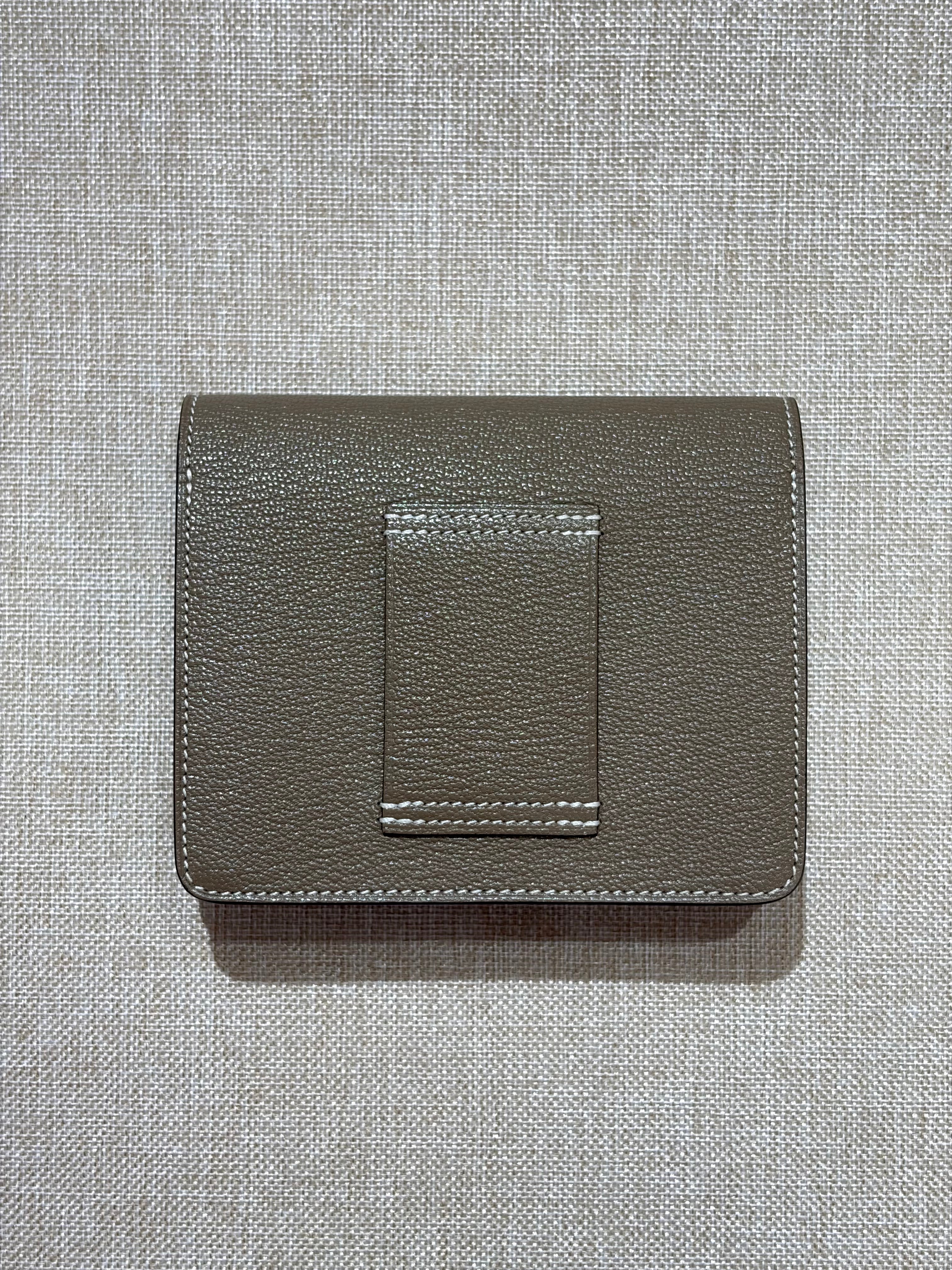[Preloved] Hermès Roulis Slim Etoupe Mysore Rose gold