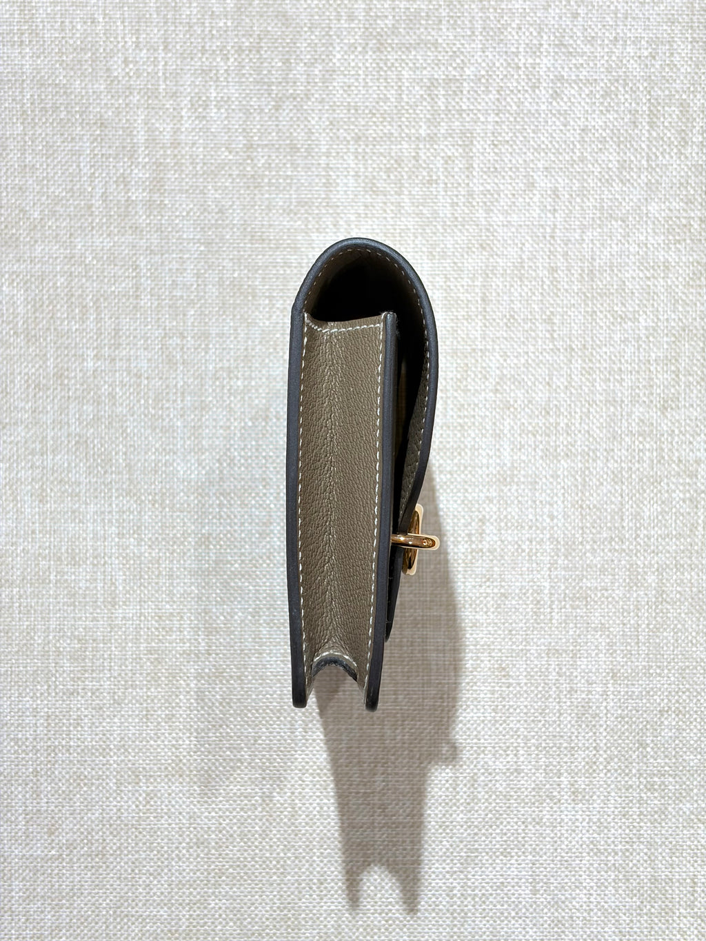 [Preloved] Hermès Roulis Slim Etoupe Mysore Rose gold