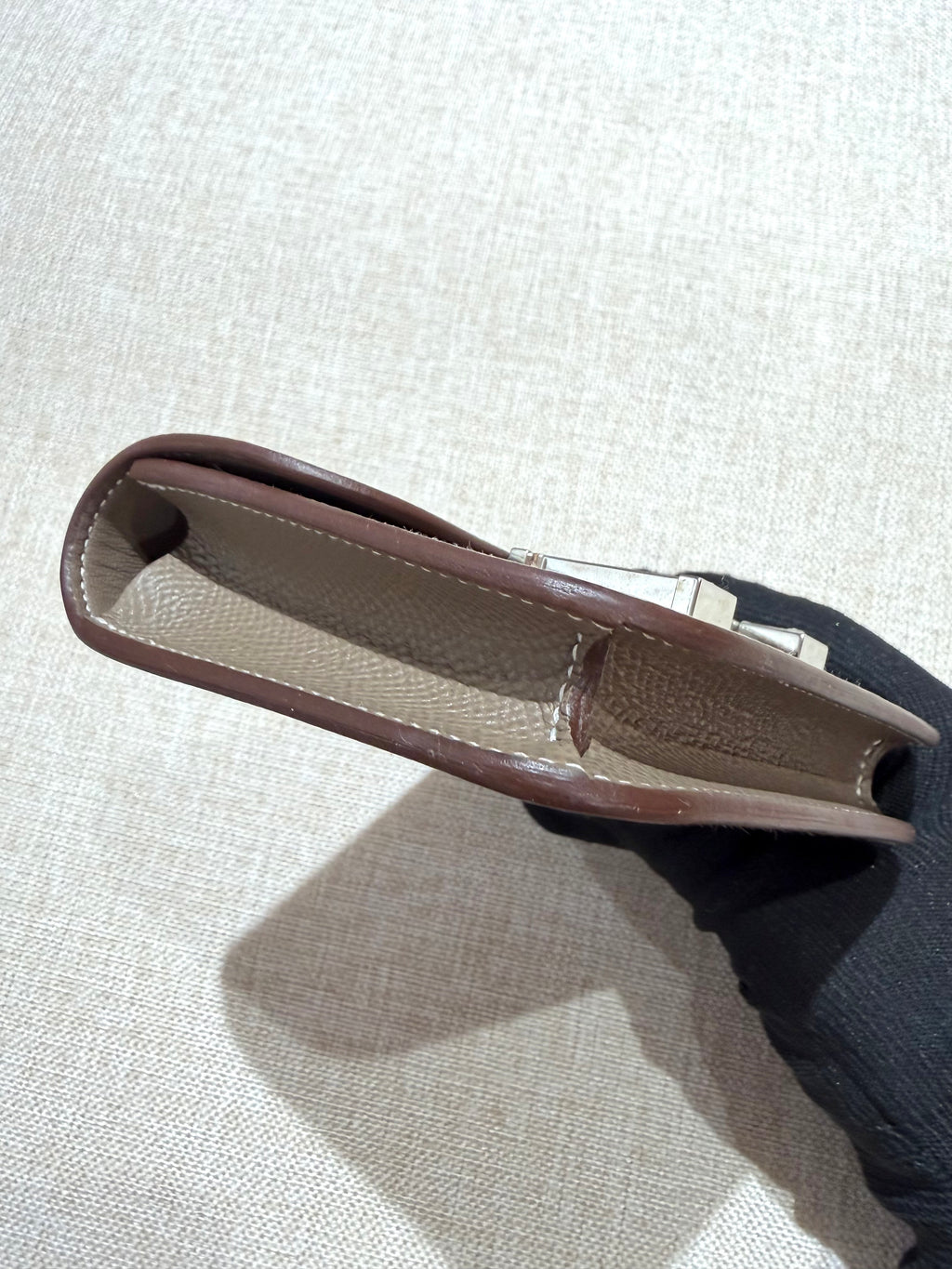 [Preloved] Hermès Constance Slim Etoupe Epsom CK