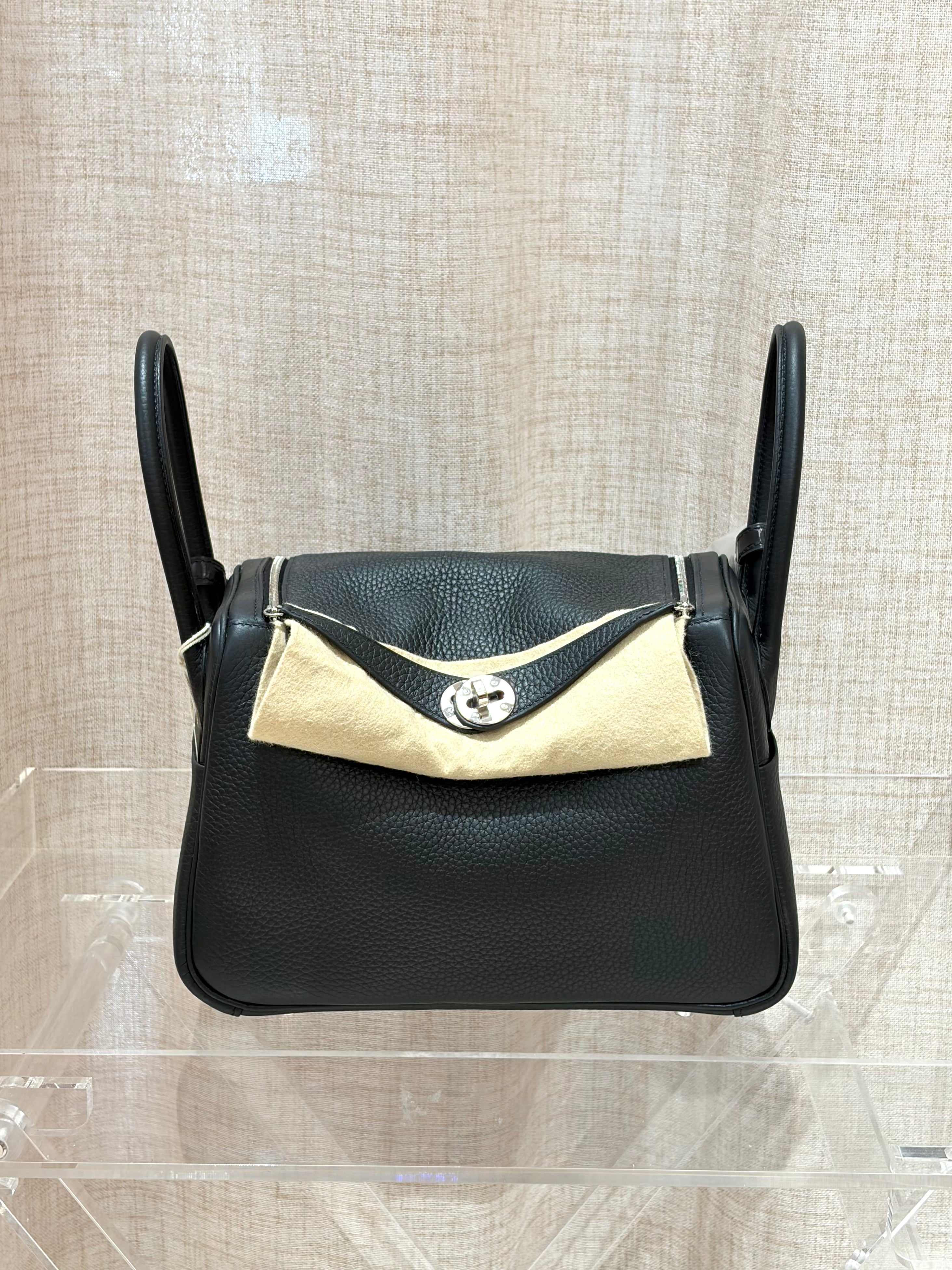 [New] Hermès Lindy 26 Touch Black TC/Nico CK