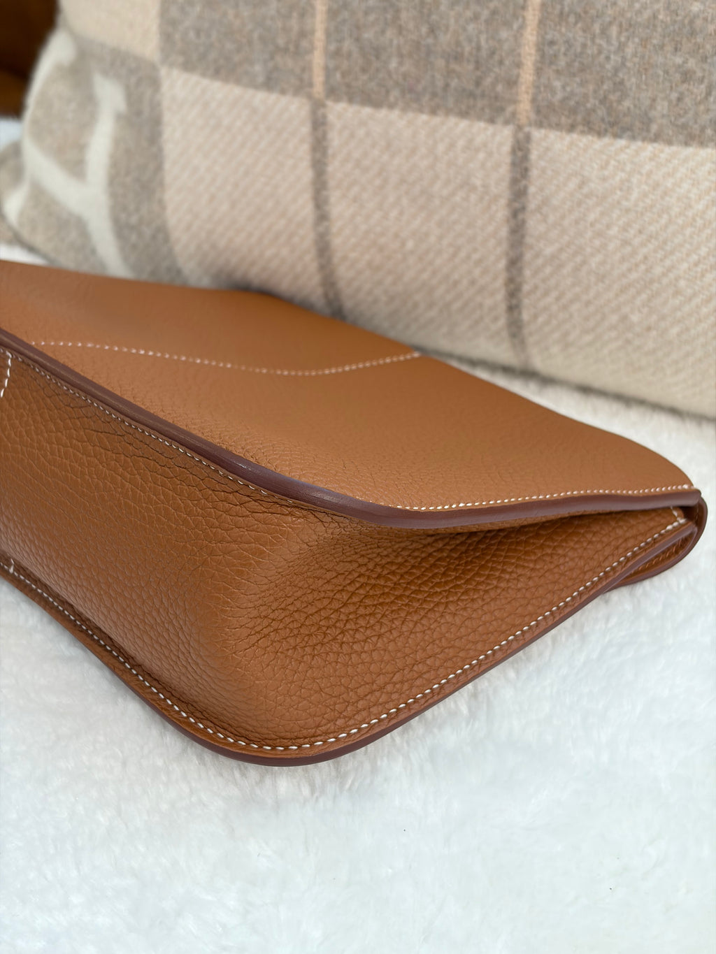 [Preloved] Hermès Halzan 25 Gold TC CC