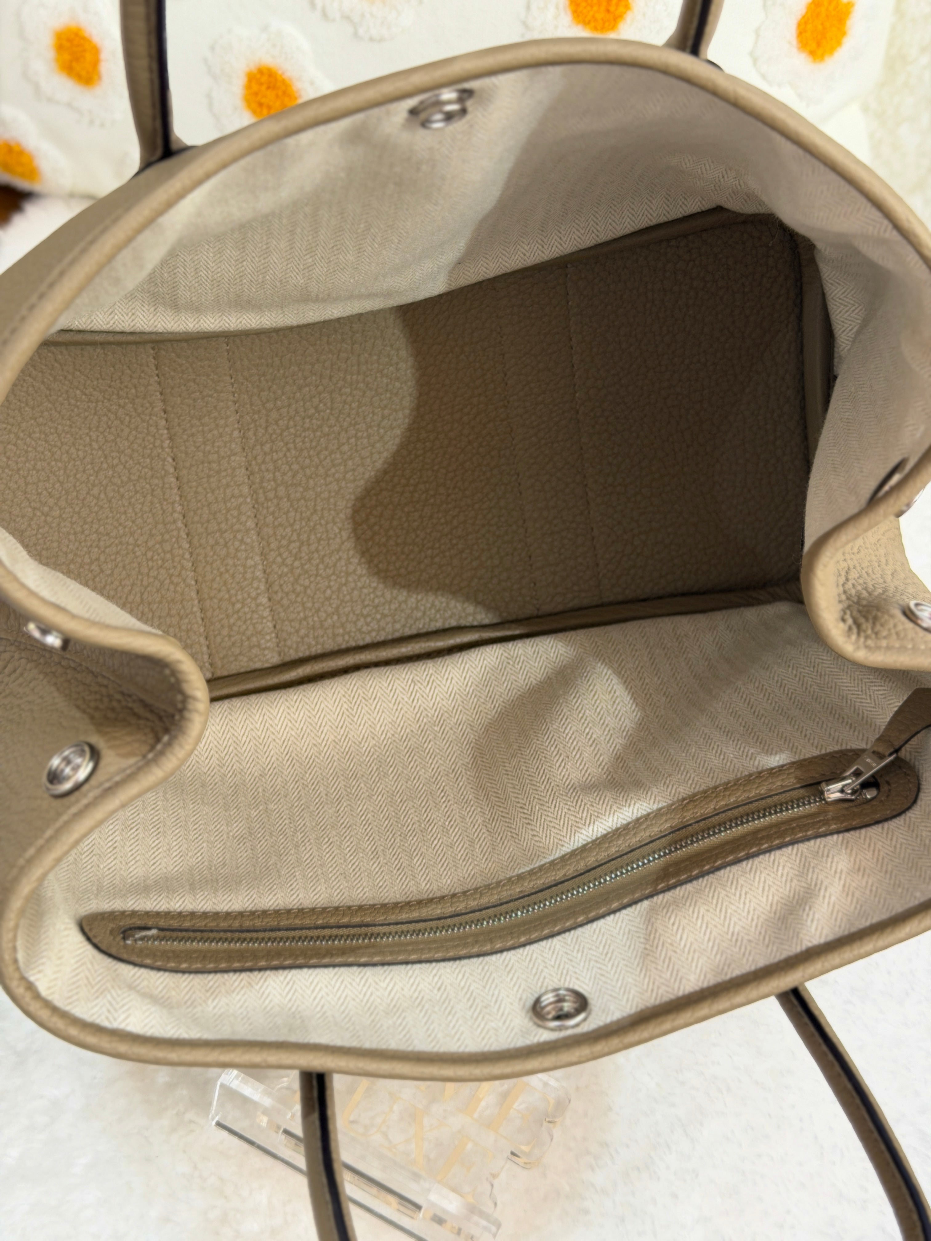 [Unused] Hermès Garden Party 30 Beige Marfa Negonda