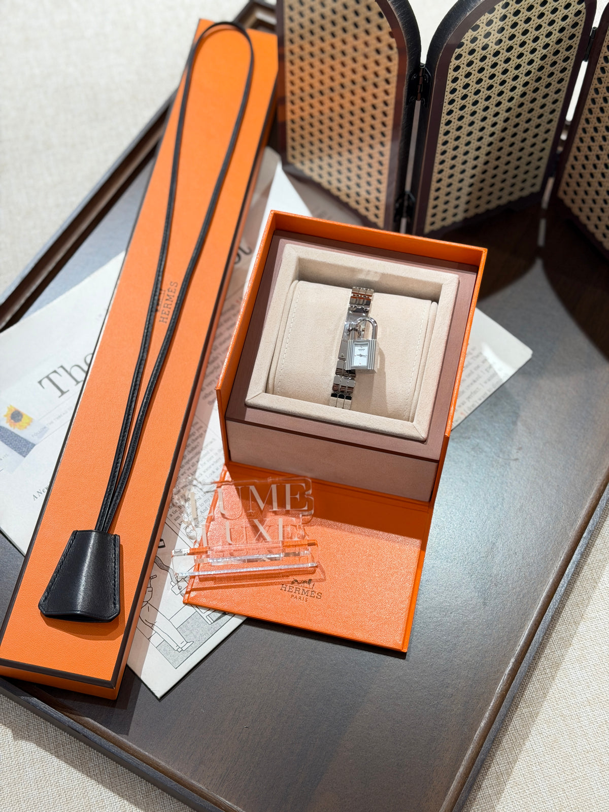[New] Hermès Kelly Steel Watch, Mini Model, 16mm