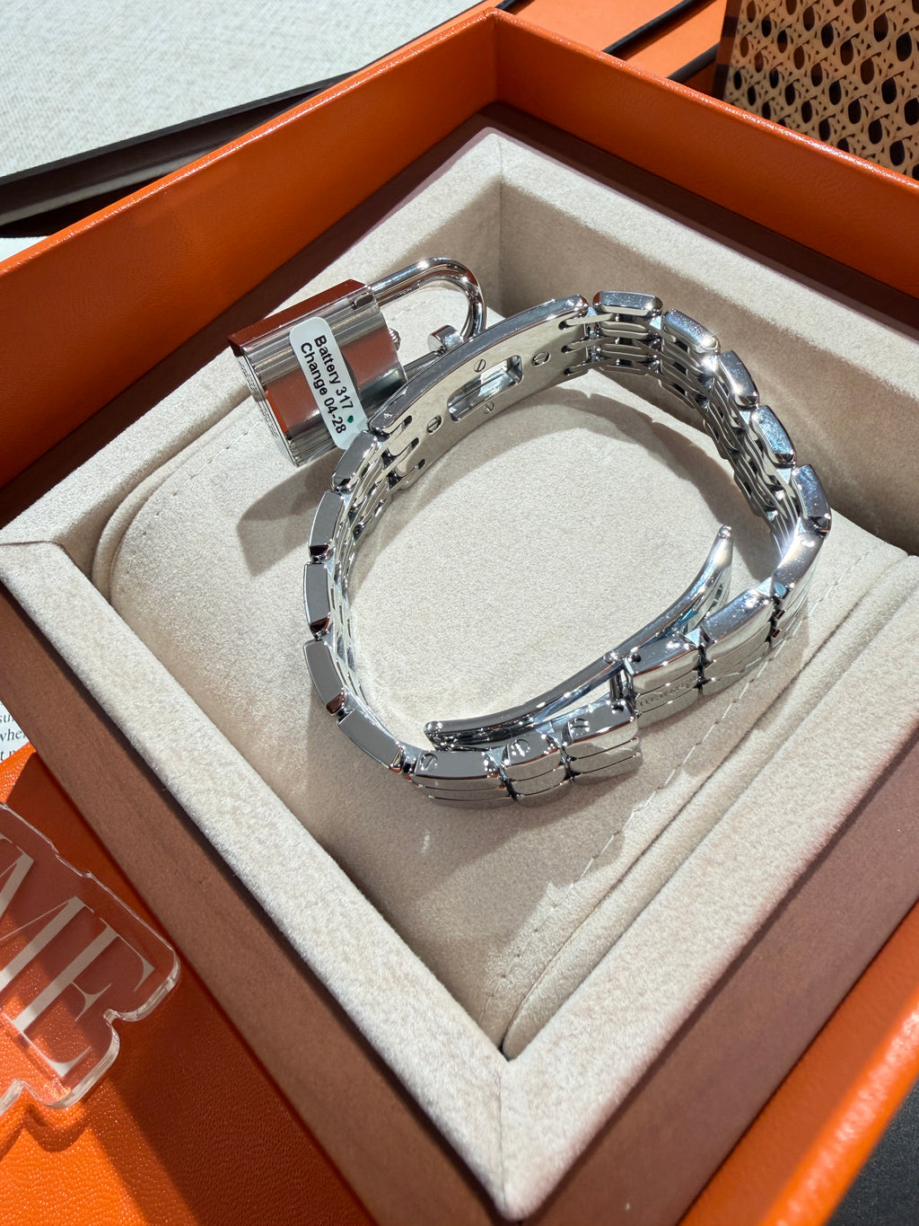 [New] Hermès Kelly Steel Watch, Mini Model, 16mm