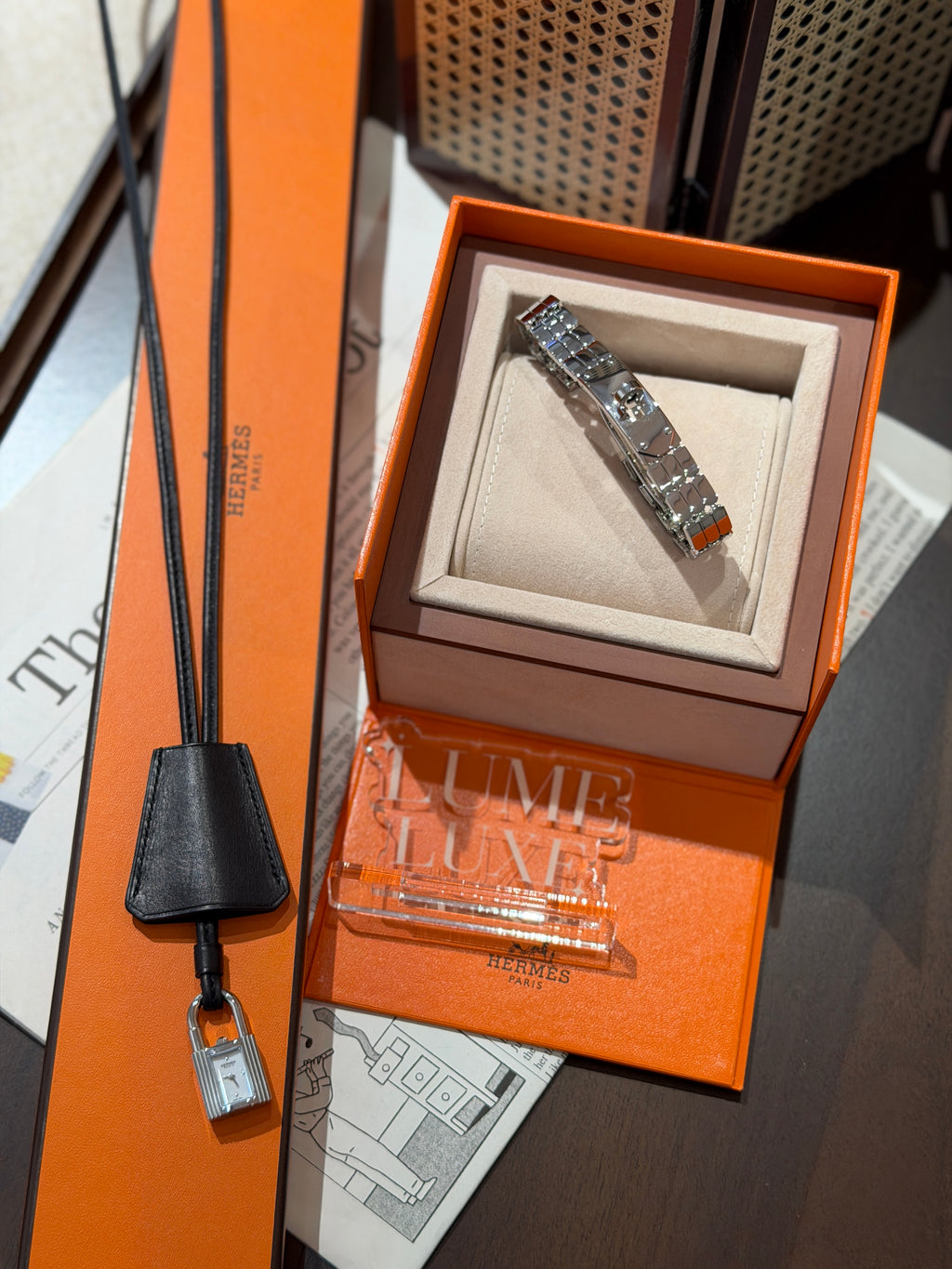 [New] Hermès Kelly Steel Watch, Mini Model, 16mm