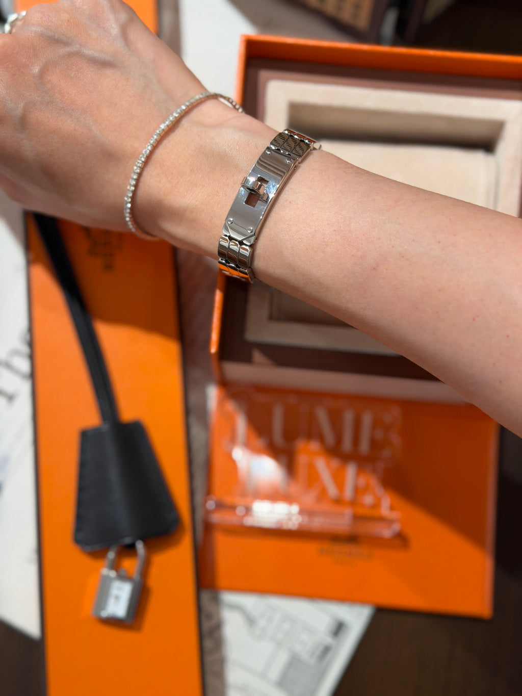 [New] Hermès Kelly Steel Watch, Mini Model, 16mm