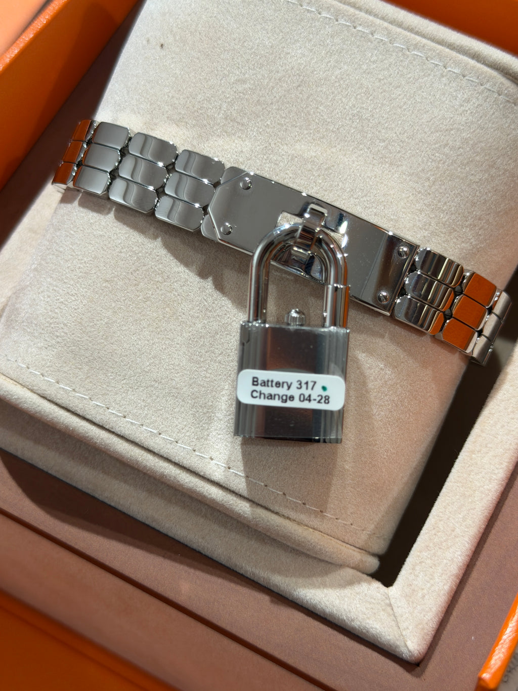 [New] Hermès Kelly Steel Watch, Mini Model, 16mm