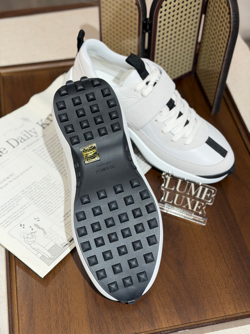 [New] Hermès Loop Sneaker Blanc 39.5
