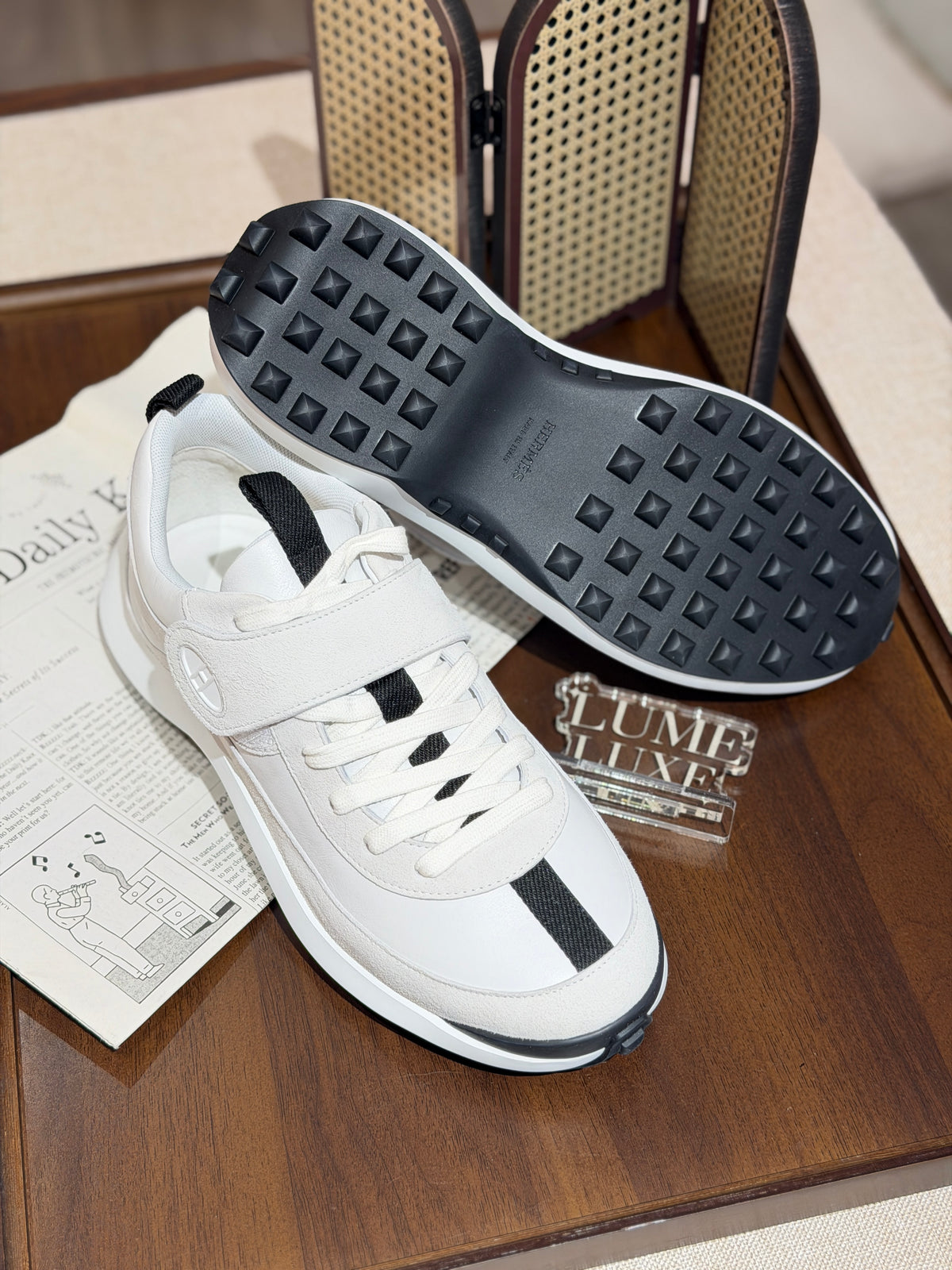 [New] Hermès Loop Sneaker Blanc 39.5