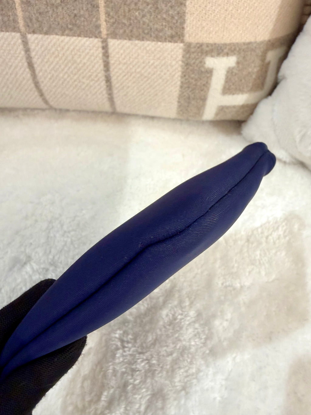 [Preloved] Hermès Neobain case Bleu Marine, small model
