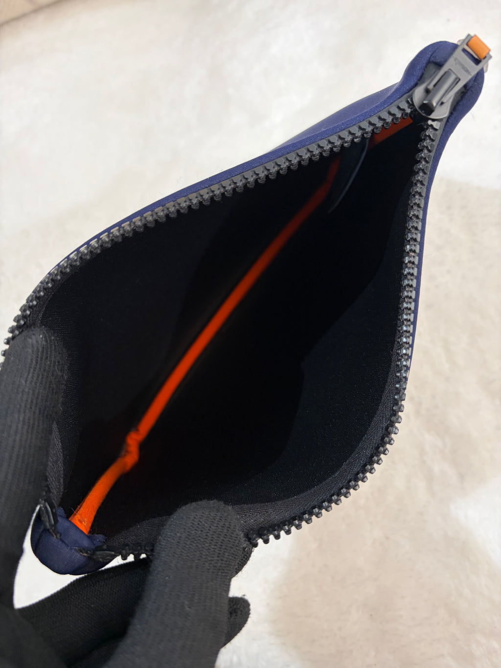 [Preloved] Hermès Neobain case Bleu Marine, small model