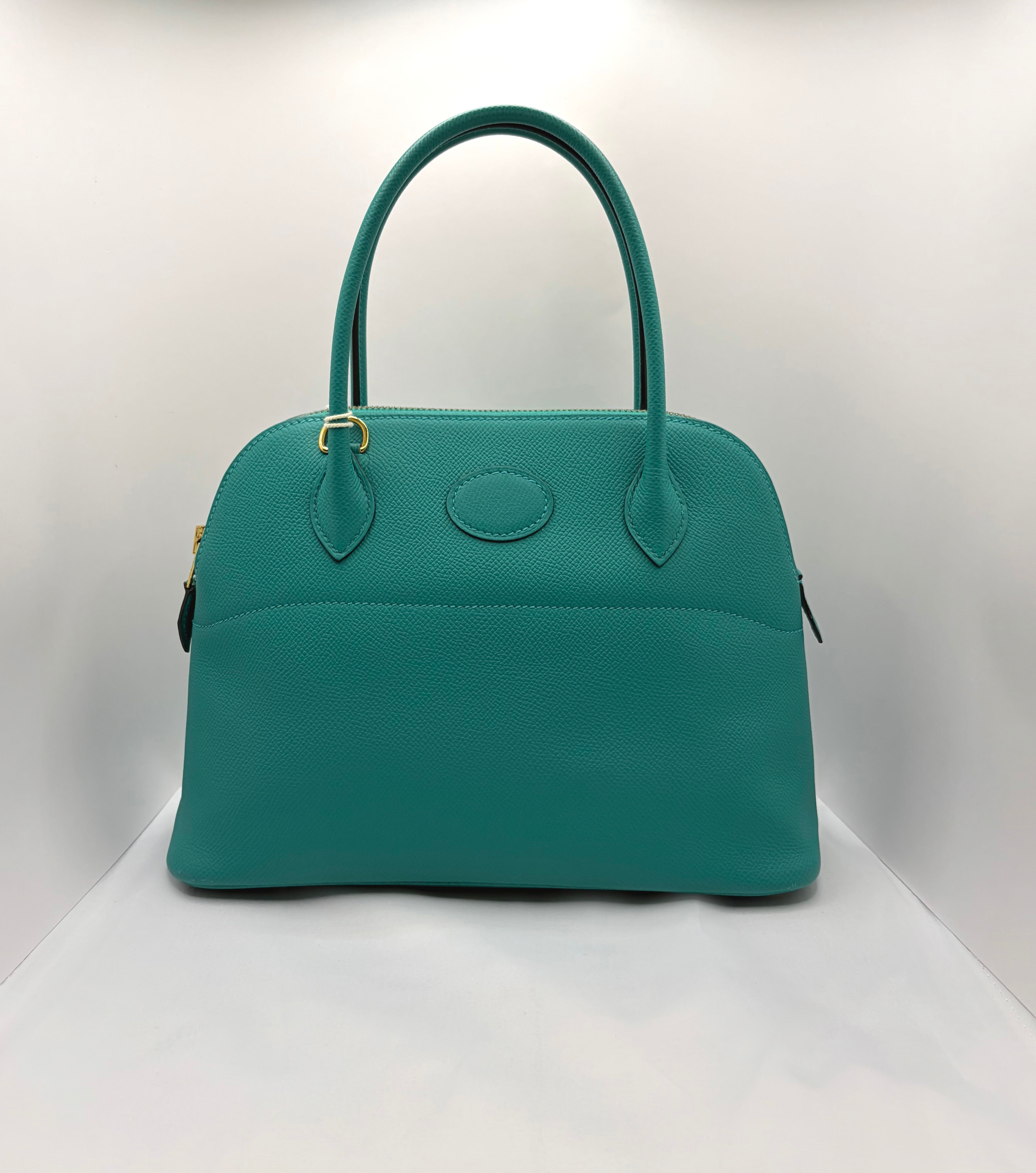 [Preloved] Hermès Bolide 27 Bleu Paon Epsom CC