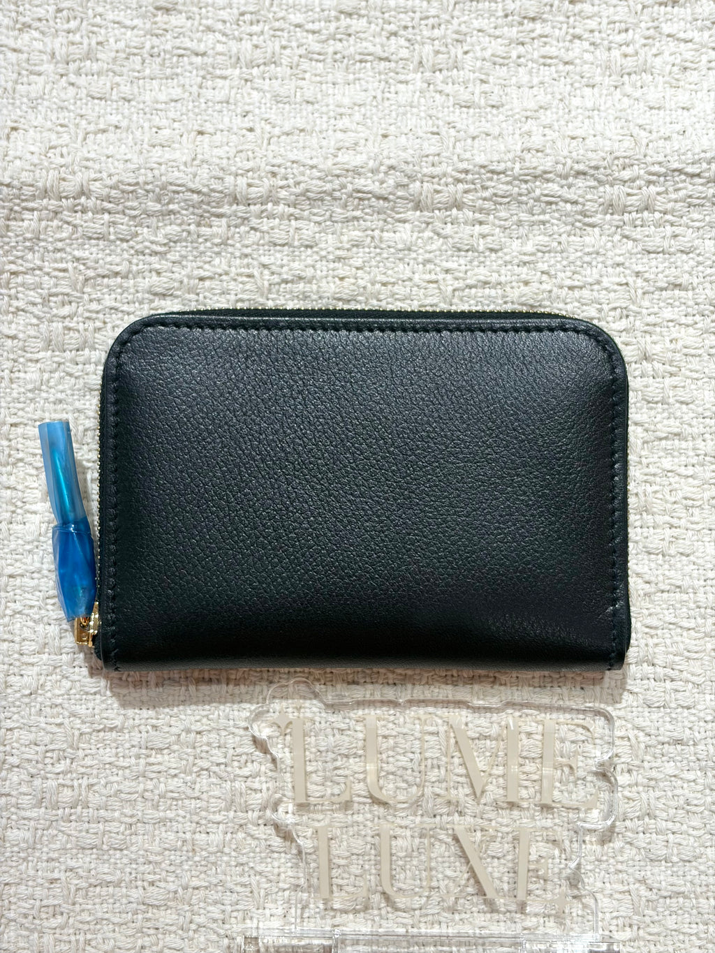 [New] Hermès Zipengo Compact Chaine d' Ancre Black Evercolor CC