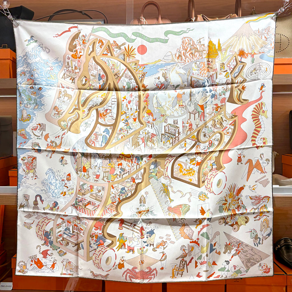[New] Hermès Scarf 90 Silk