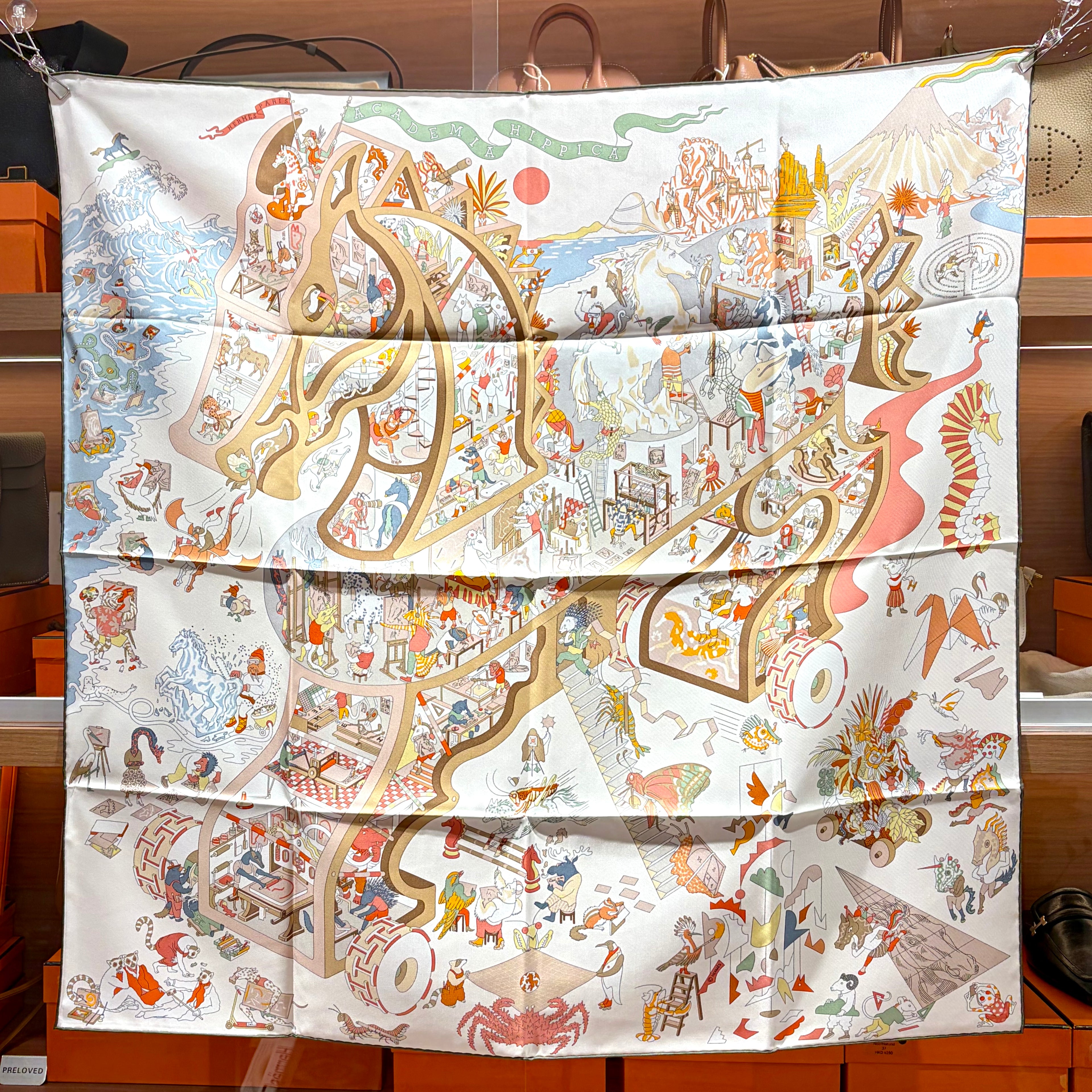 [New] Hermès Scarf 90 Silk
