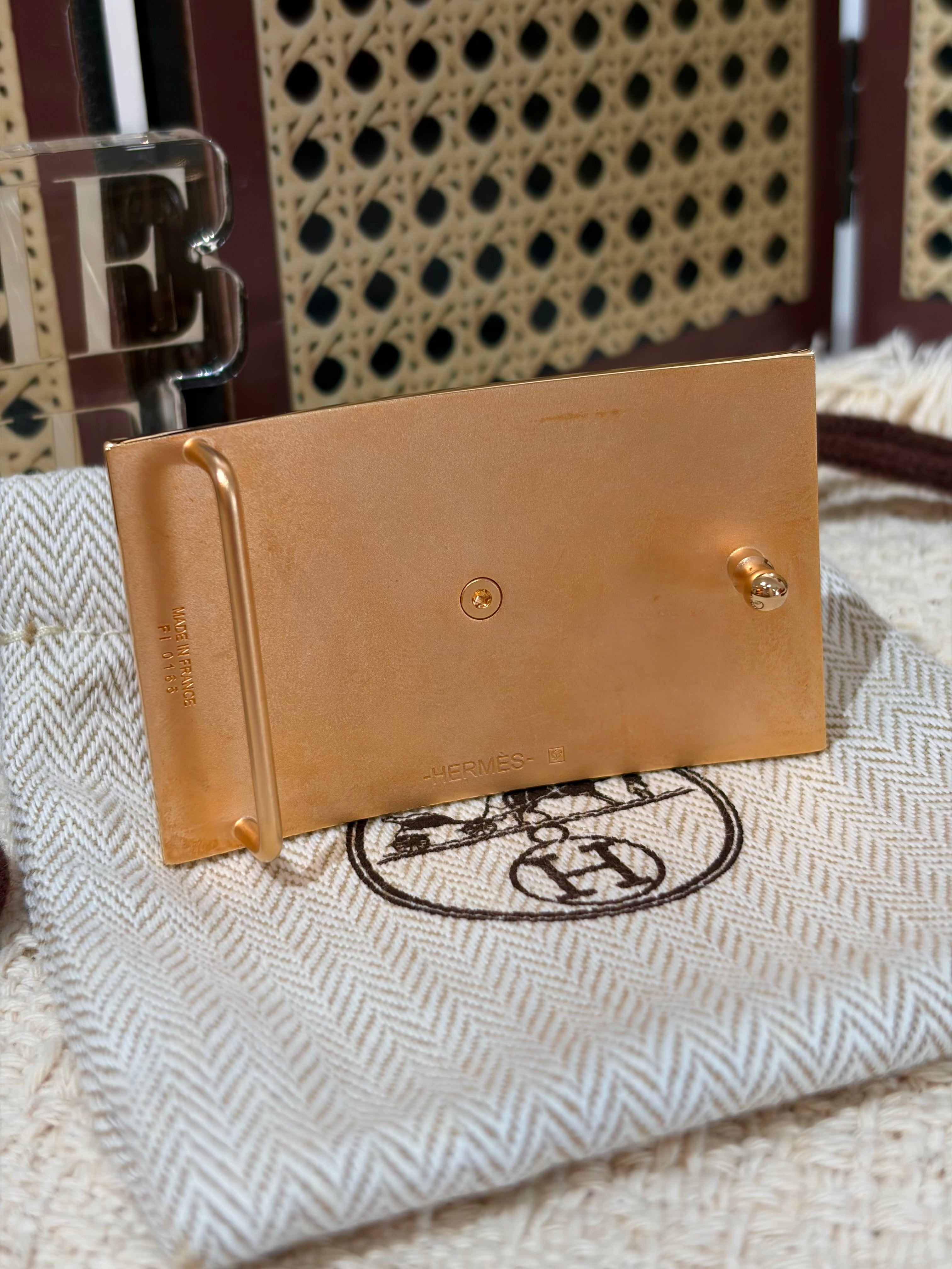 [Preloved] Hermès Collier de Chien Belt Buckle 32mm CD