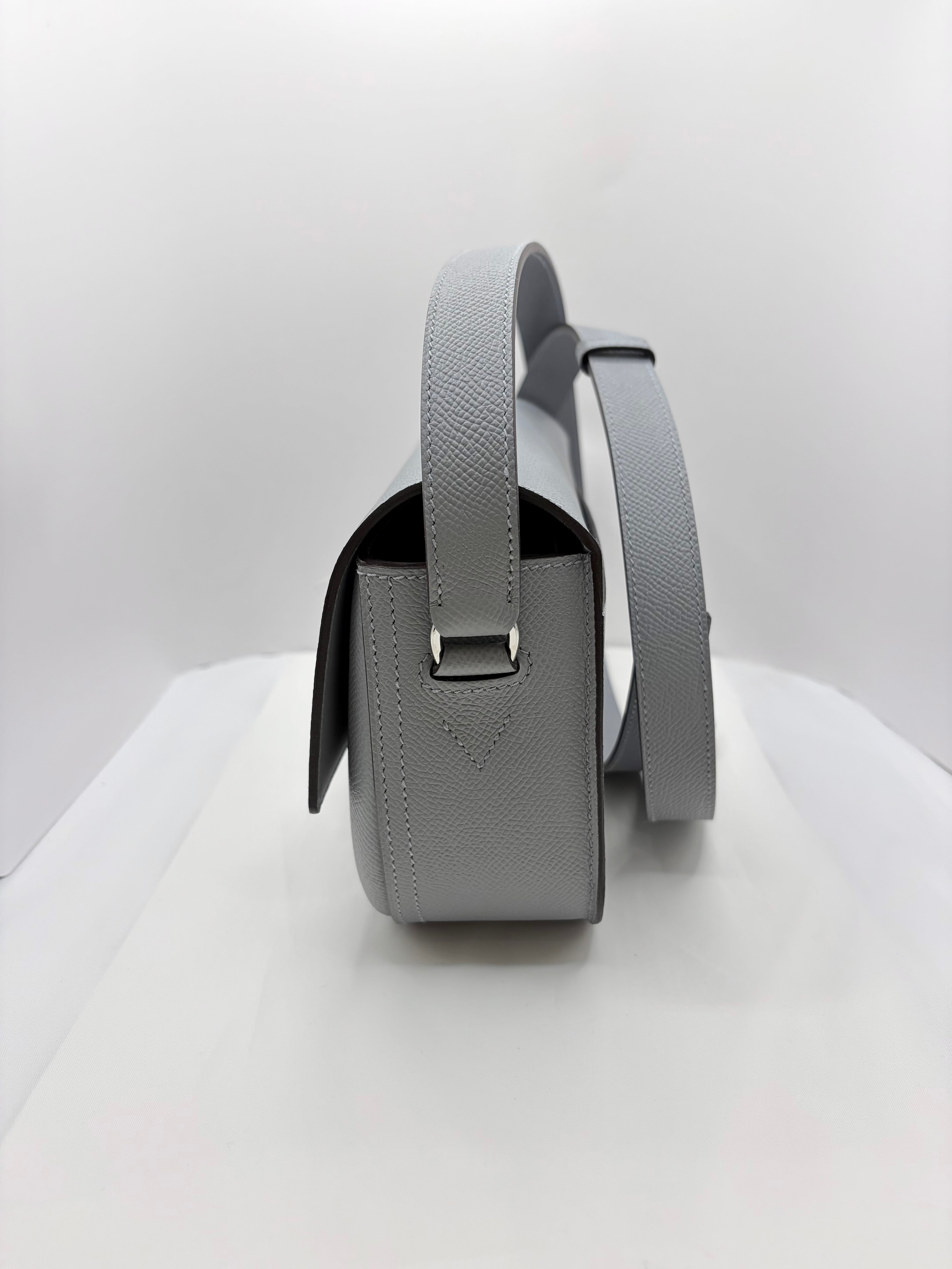 [New] Hermès Della Cavalleria Elan Gris Pantin Epsom CK