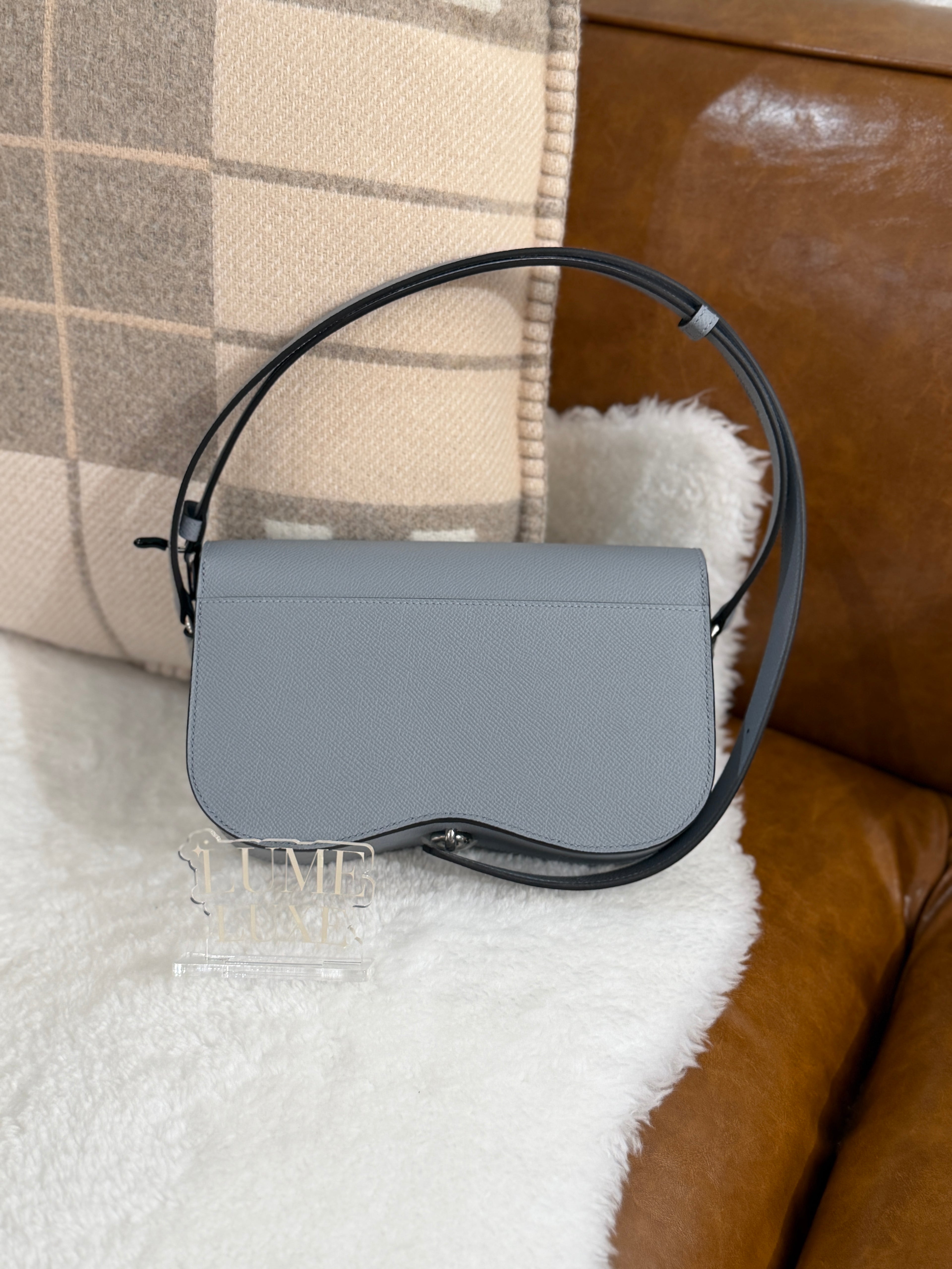 [New] Hermès Della Cavalleria Elan Gris Pantin Epsom CK