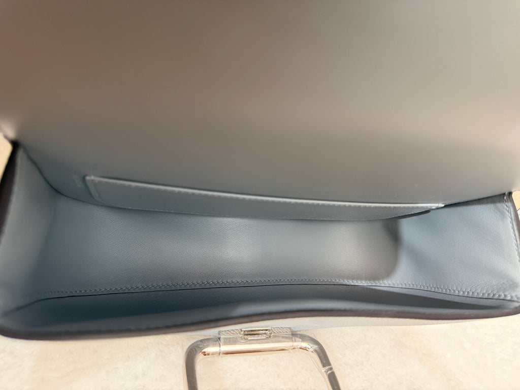 [New] Hermès Della Cavalleria Elan Gris Pantin Epsom CK