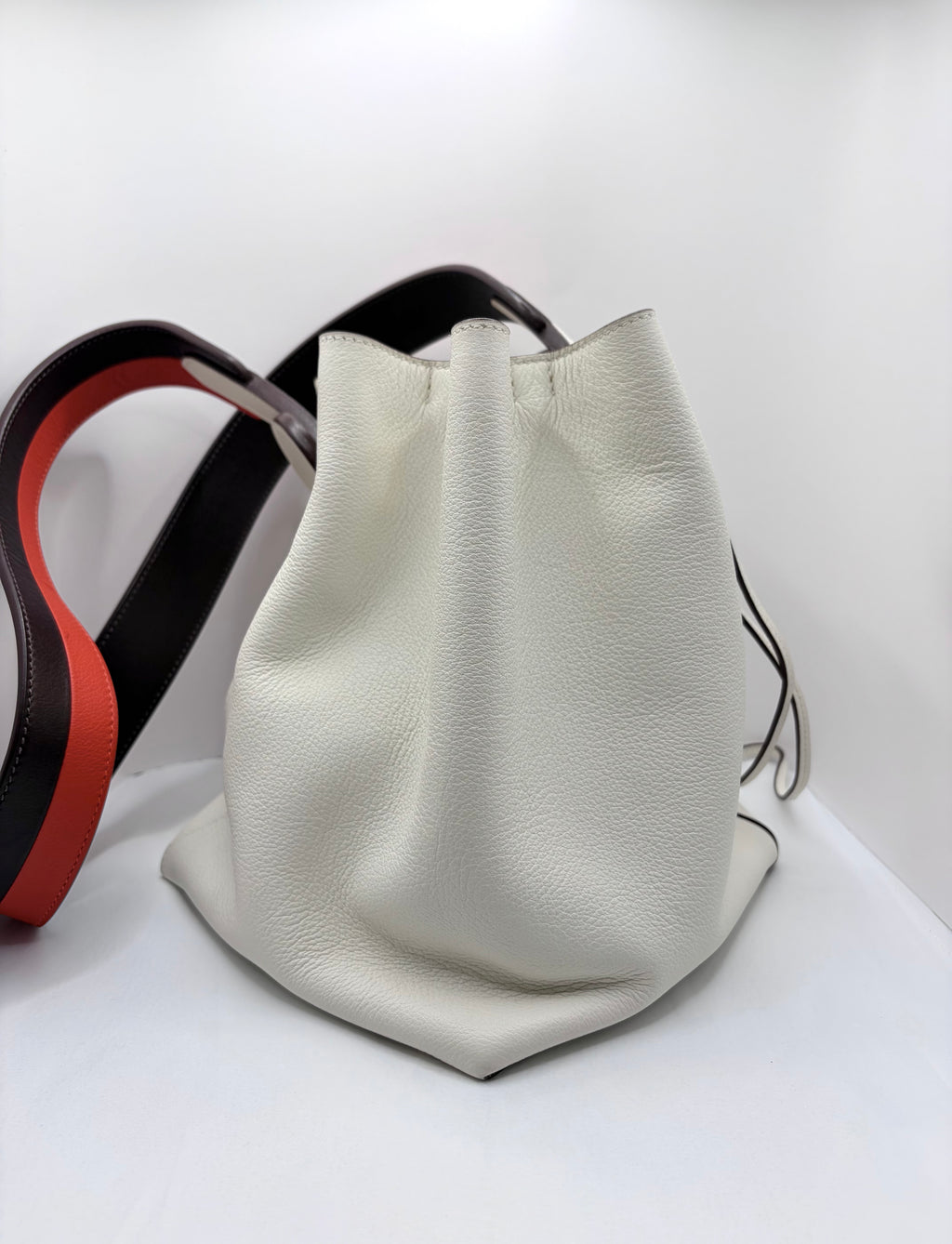 [Preloved] Hermès Licol 17 Blanc Evercolor