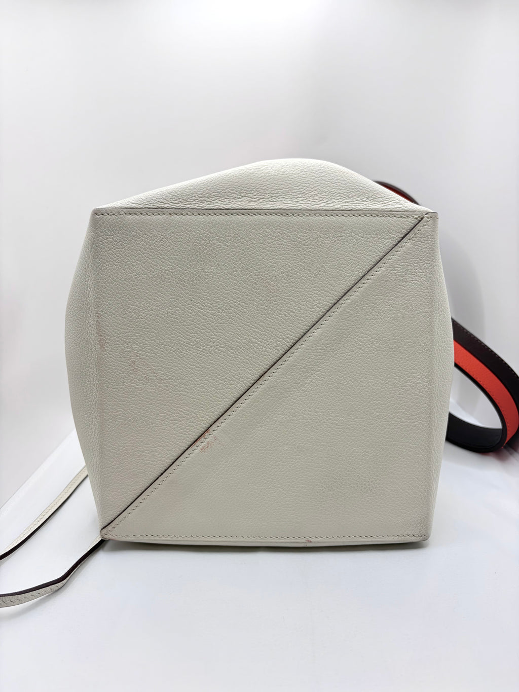 [Preloved] Hermès Licol 17 Blanc Evercolor