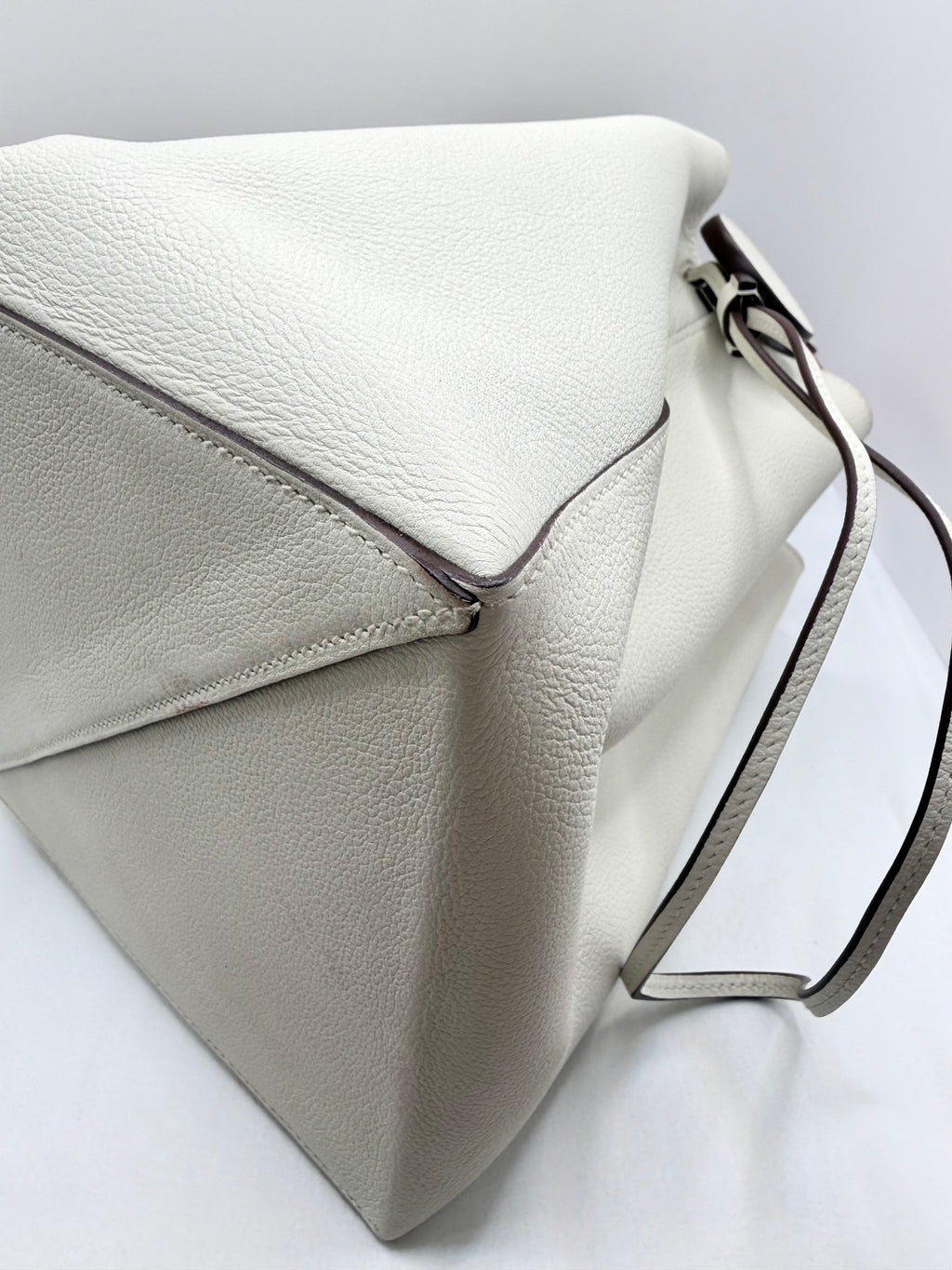 [Preloved] Hermès Licol 17 Blanc Evercolor