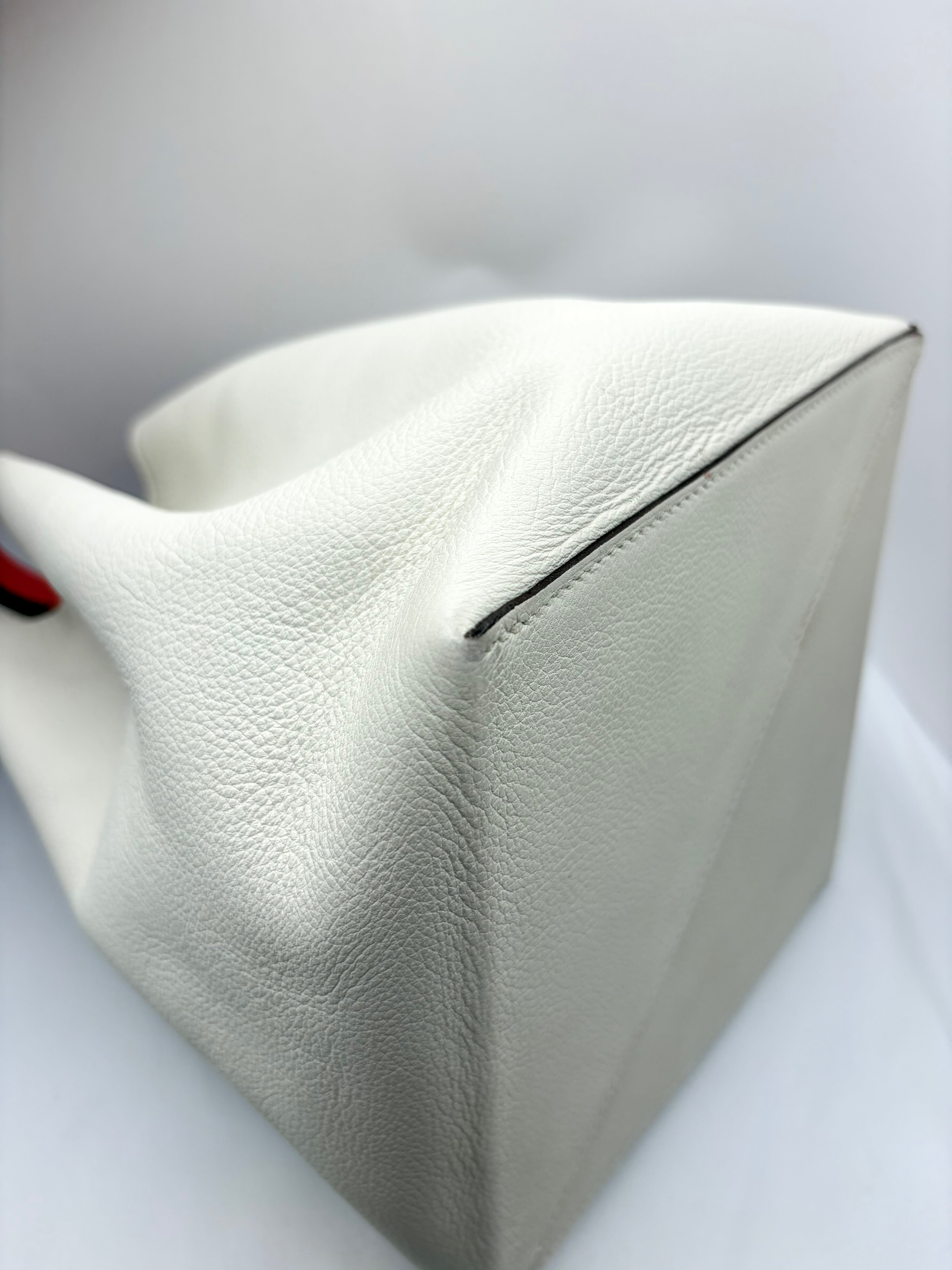 [Preloved] Hermès Licol 17 Blanc Evercolor