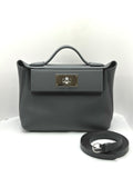 [New] Hermès 24/24-21 Gris Misty Evercolor CK