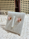 [New] Hermès Mini Pop H Earrings Rose Dragee Rose gold