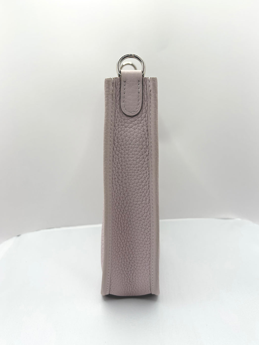 [Preloved] Hermès Mini Evelyne Mauve Pale TC CK