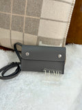[New] Hermès Snap Wallet Gris Meyer Epsom
