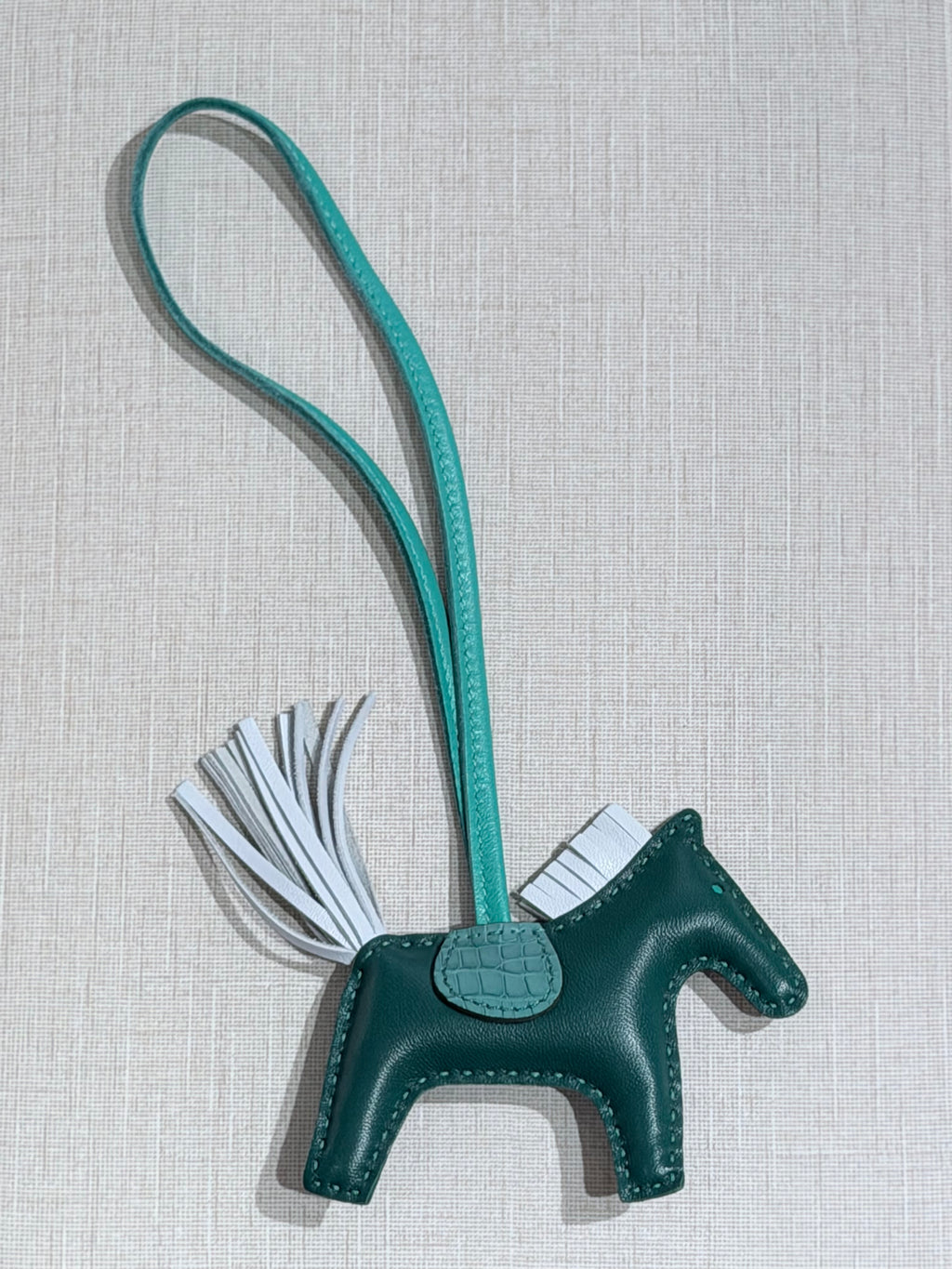 [New] Hermès Rodeo Touch Malachite/Menthe/Bleu Brume PM