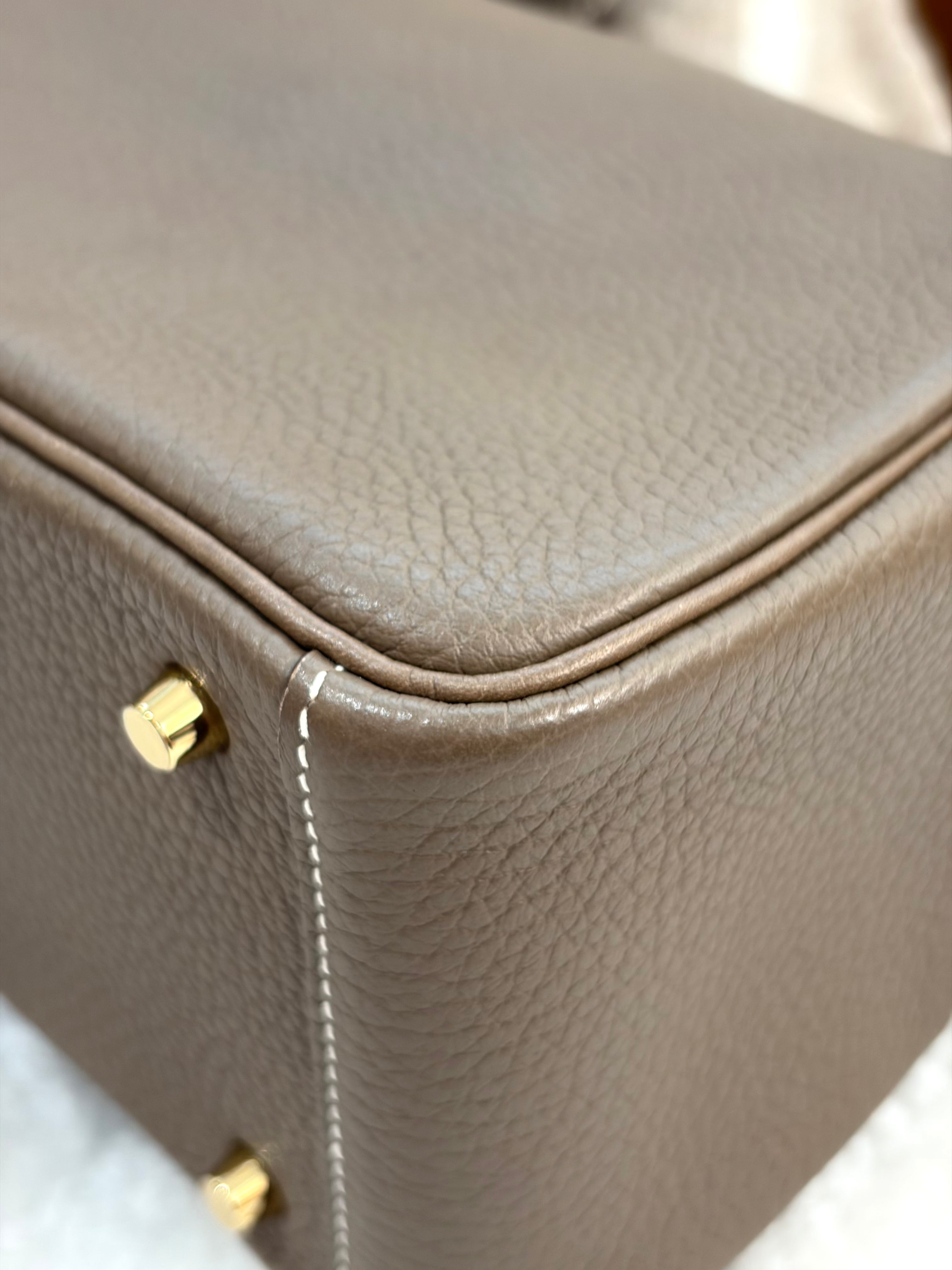 [Preloved] Hermès Mini Lindy Etoupe TC CC