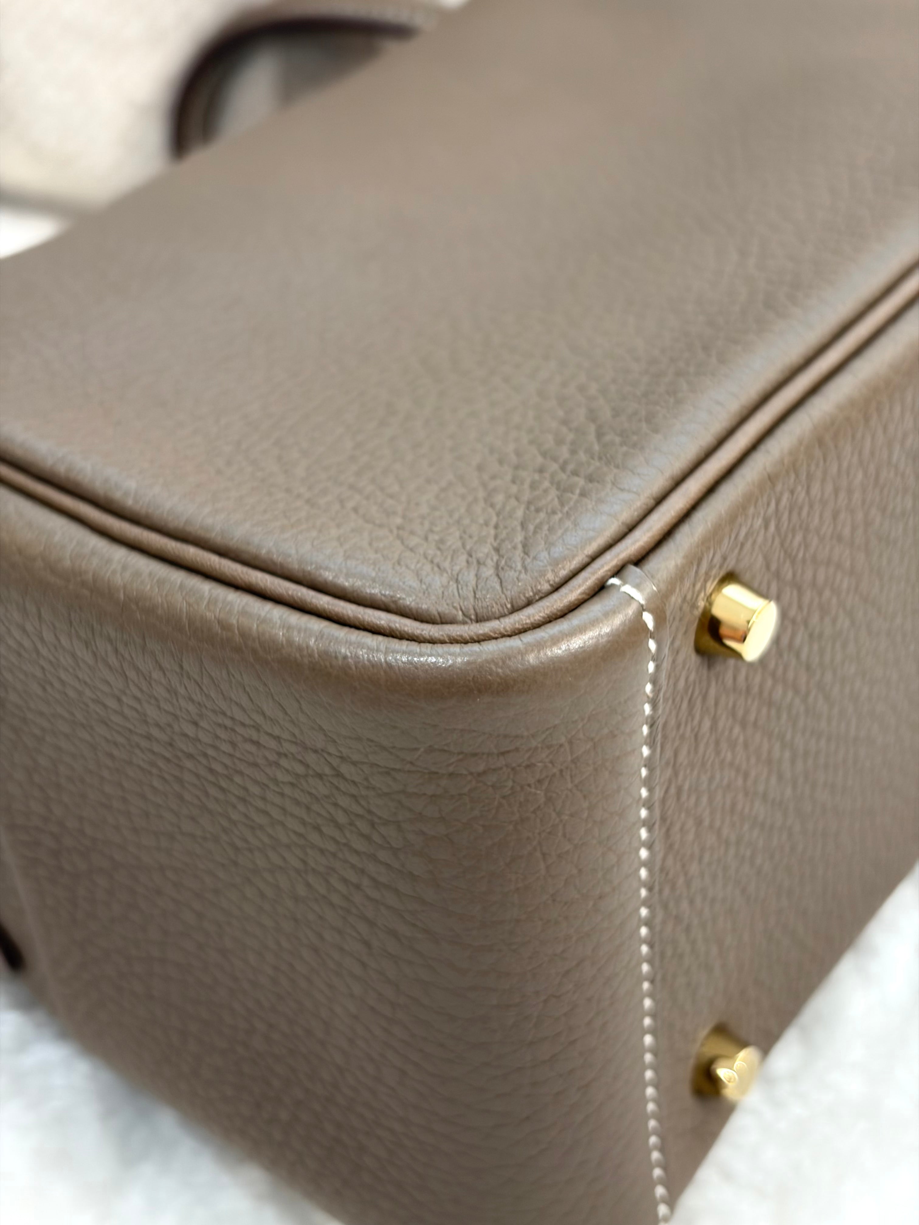 [Preloved] Hermès Mini Lindy Etoupe TC CC