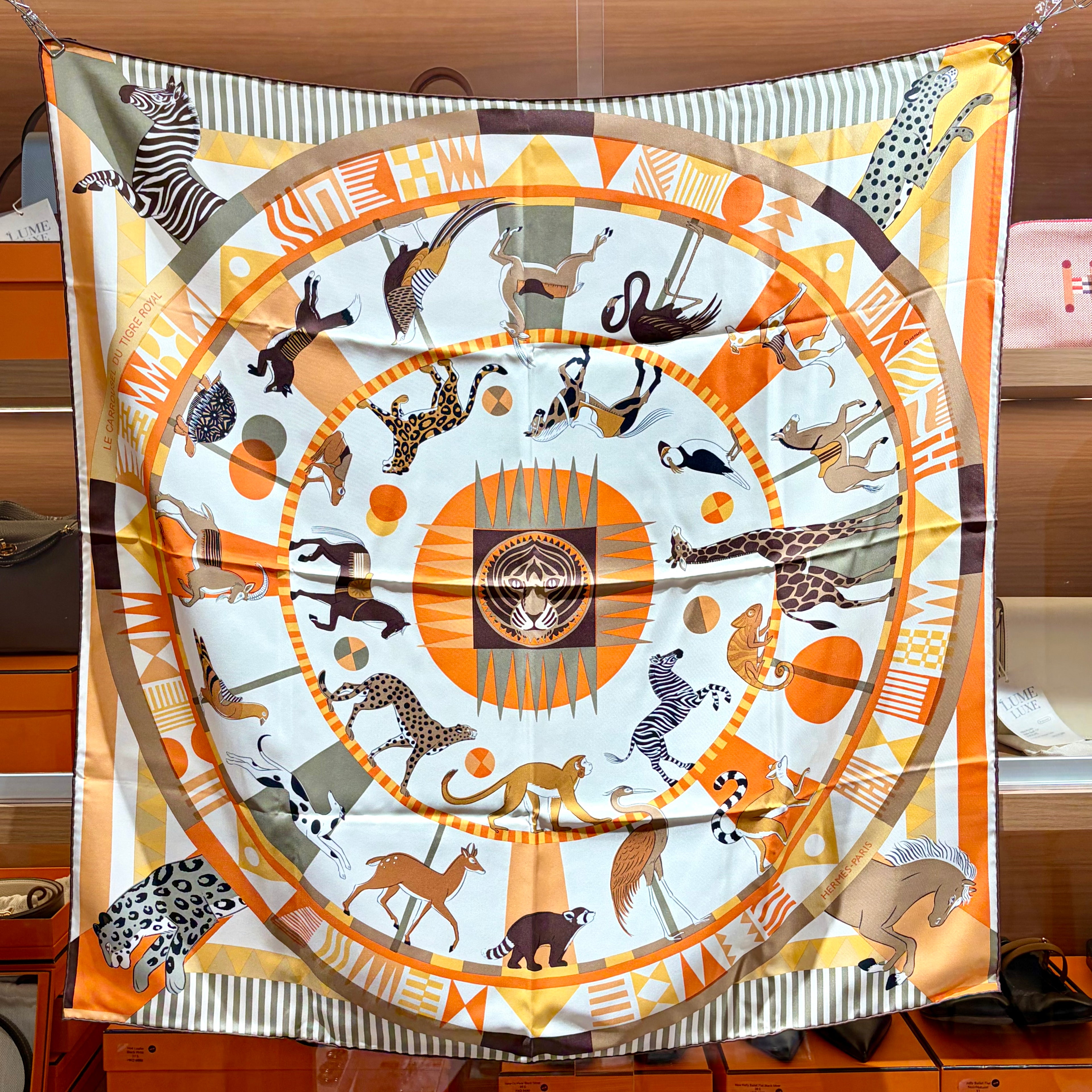[New] Hermès Scarf 90 Silk