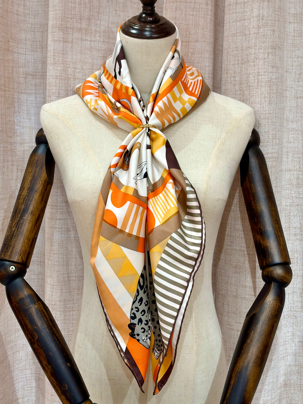 [New] Hermès Scarf 90 Silk