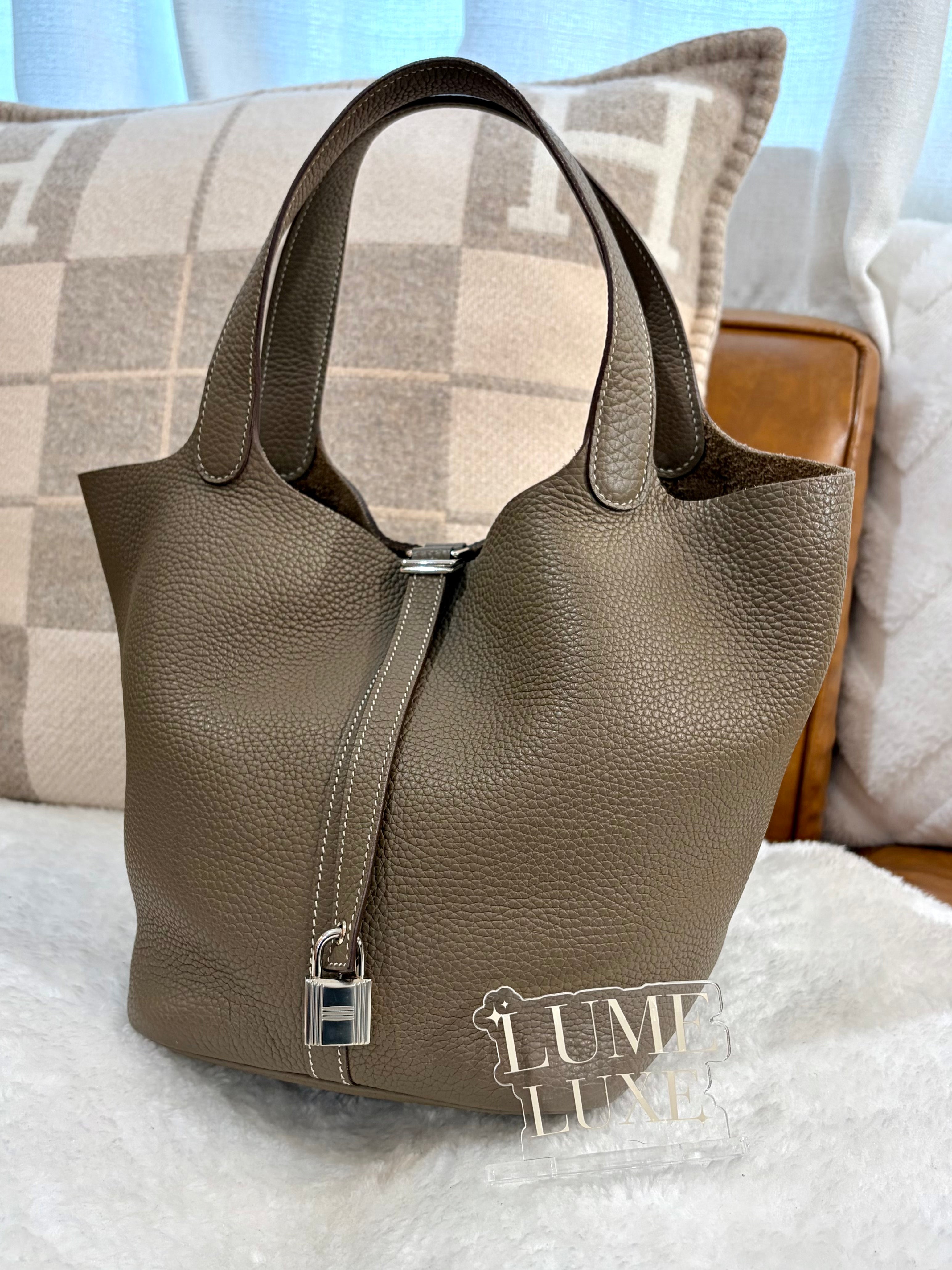[Preloved] Hermès Picotin 22 Etoupe TC CK