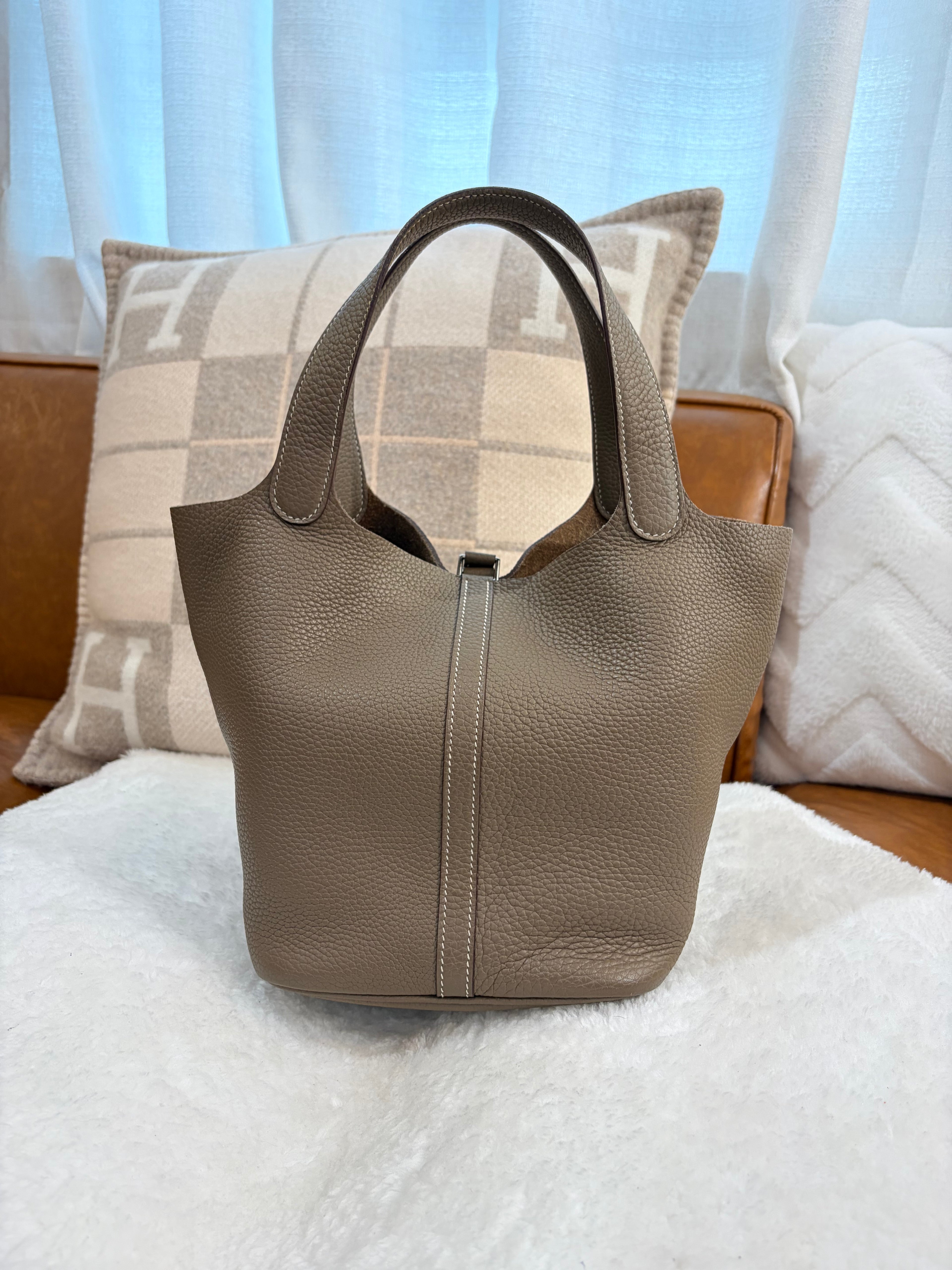 [Preloved] Hermès Picotin 22 Etoupe TC CK
