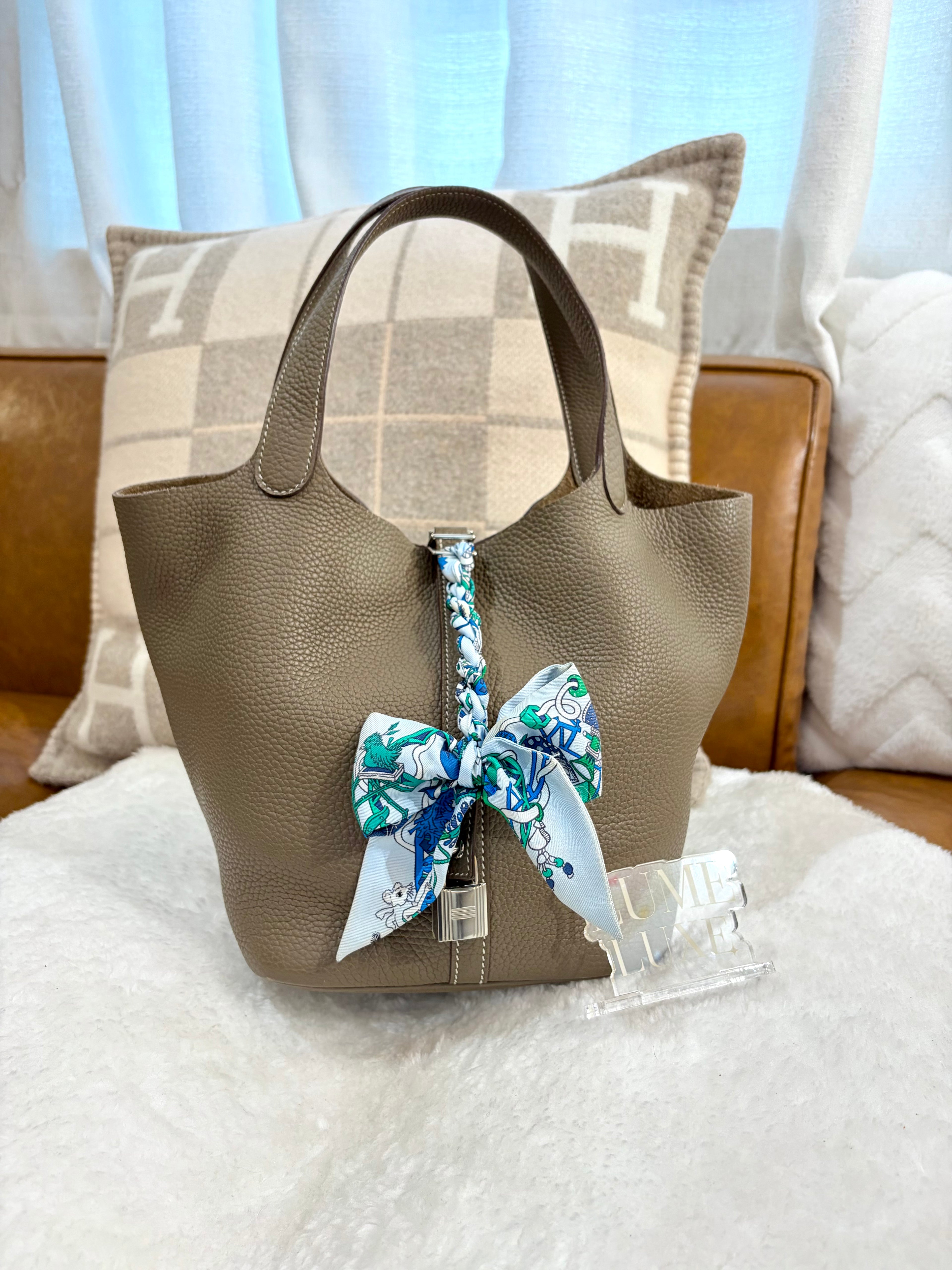 [Preloved] Hermès Picotin 22 Etoupe TC CK