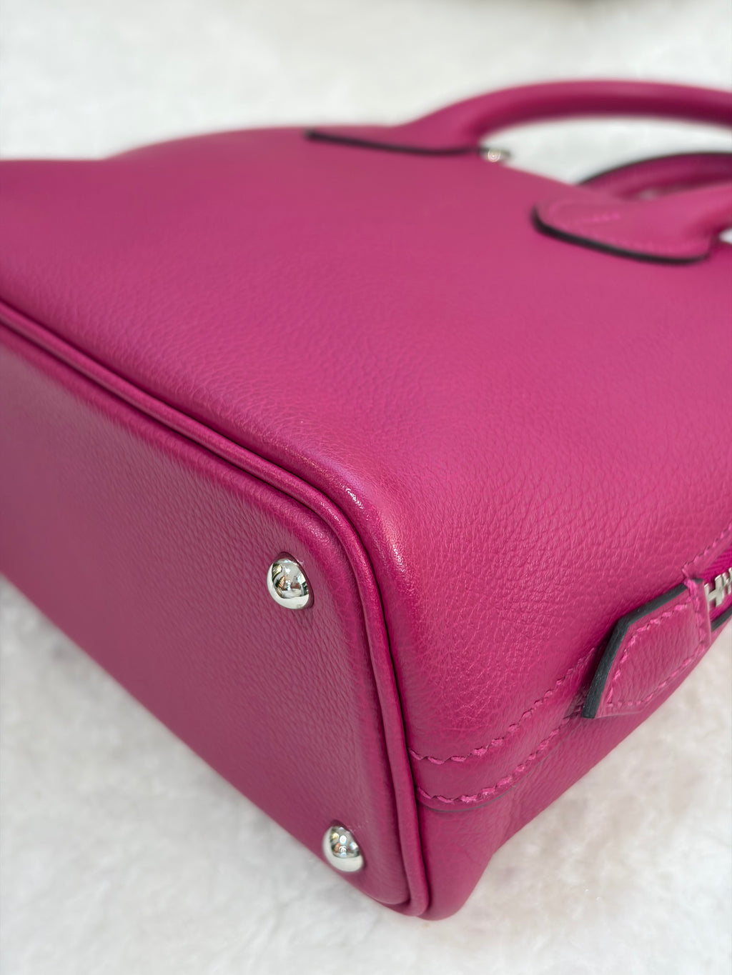 [Preloved] Hermès Mini Bolide Rose Purple Evercolor CK