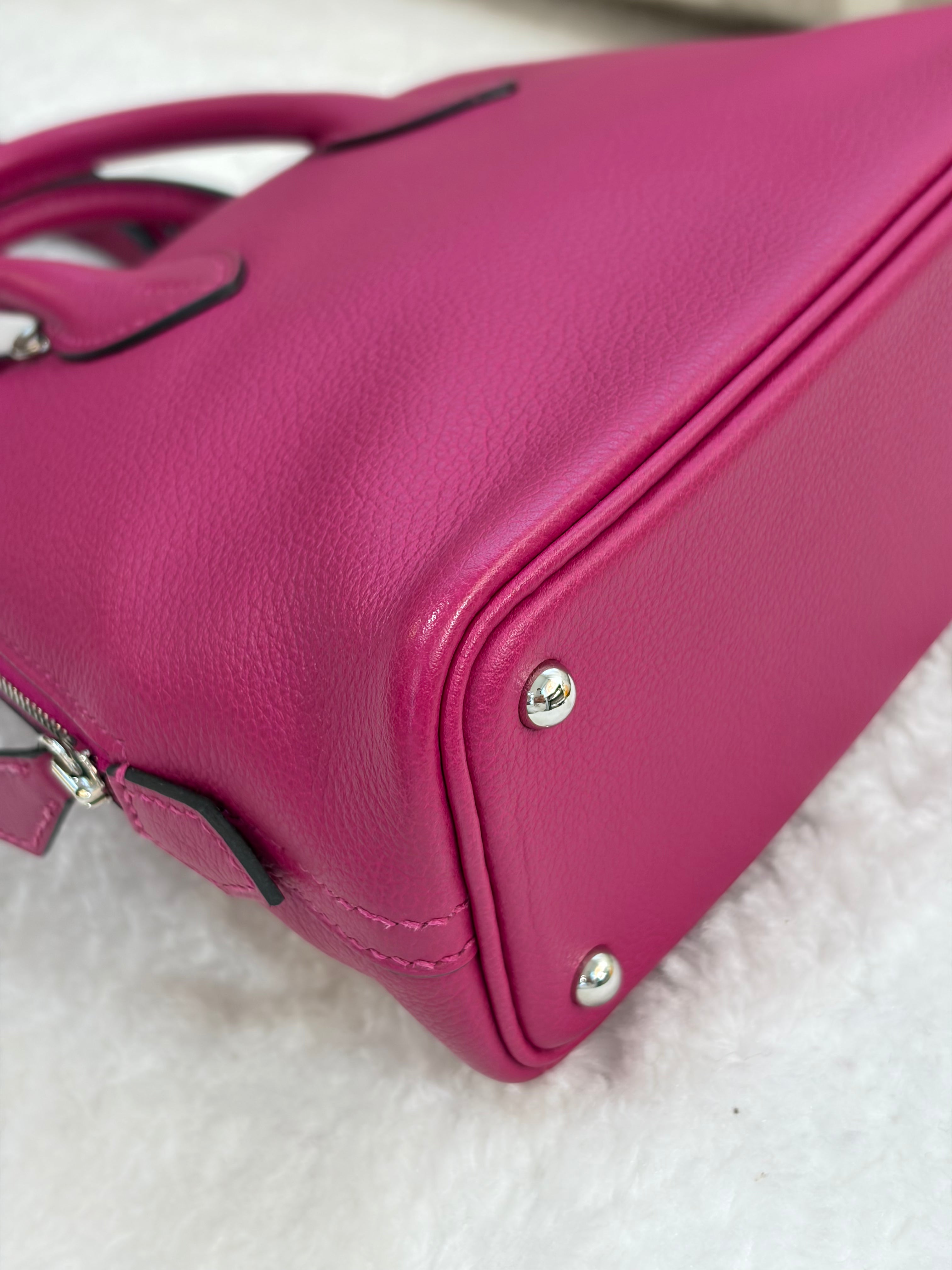 [Preloved] Hermès Mini Bolide Rose Purple Evercolor CK