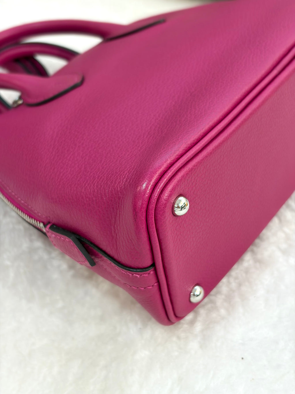 [Preloved] Hermès Mini Bolide Rose Purple Evercolor CK