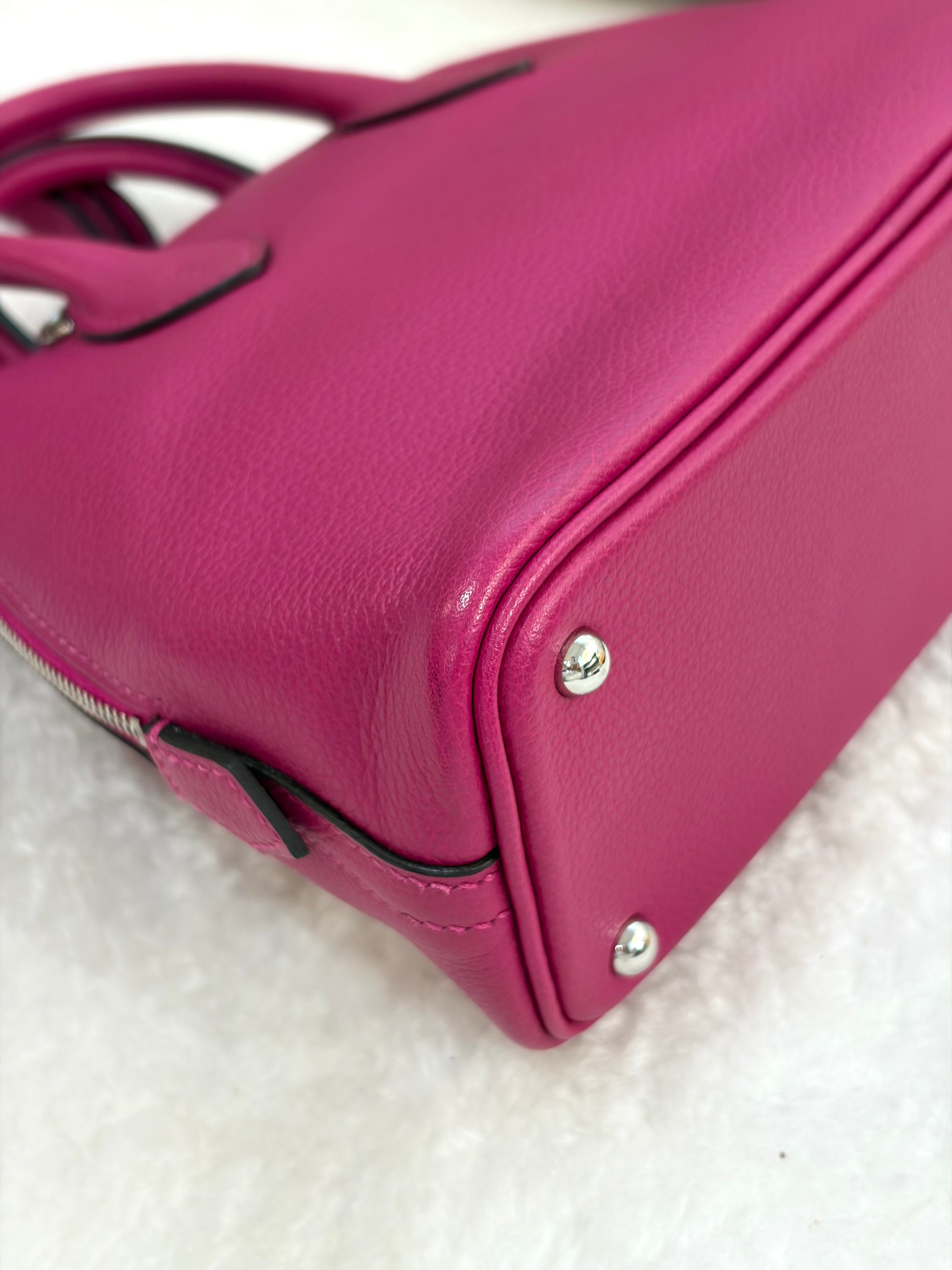 [Preloved] Hermès Mini Bolide Rose Purple Evercolor CK