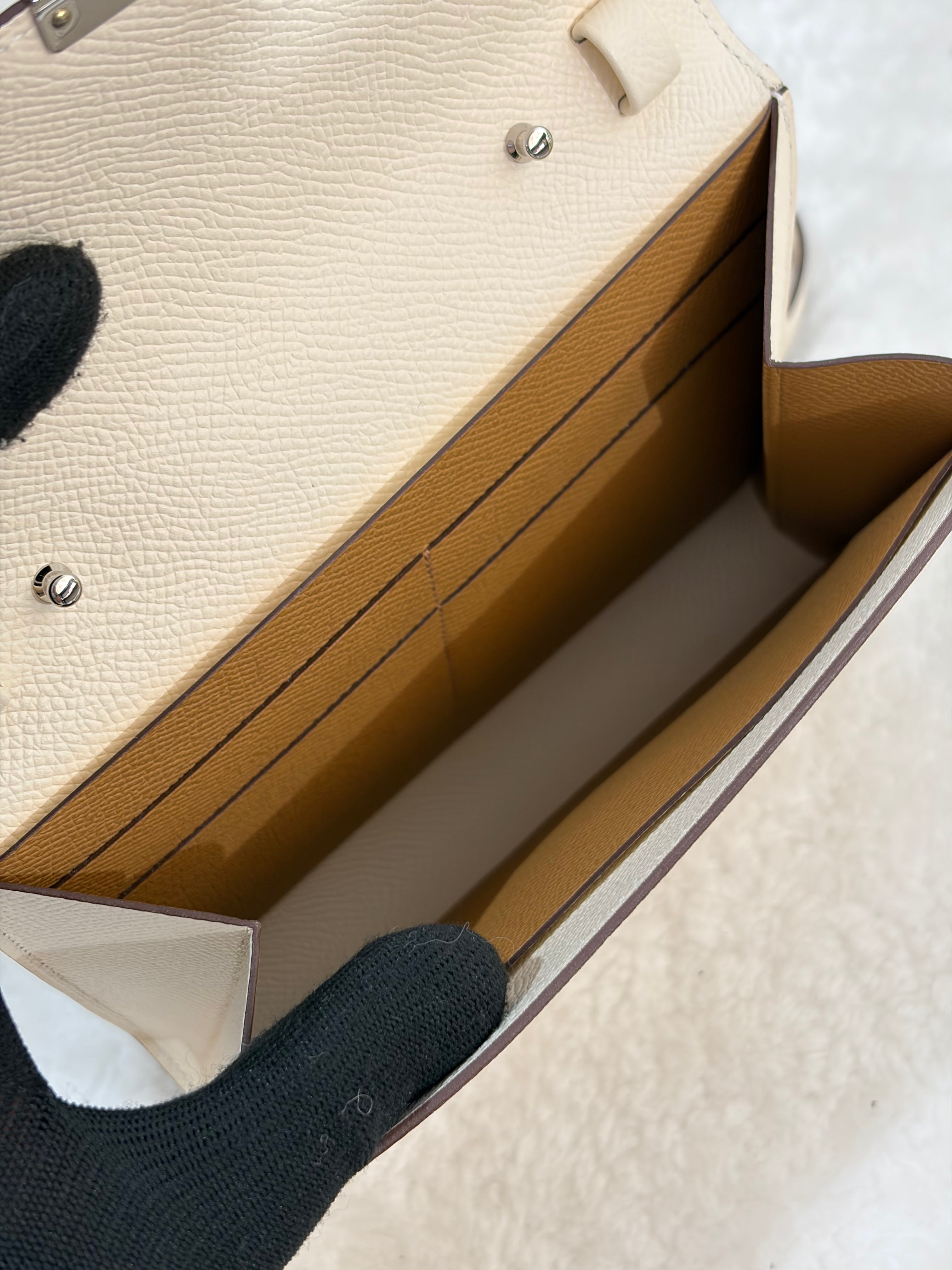 [Unused] Hermès Clic 16 WOC Nata/Biscuit Mysore CK